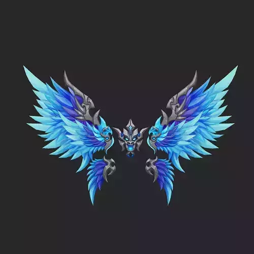 Wing 168 Low-poly 3D model