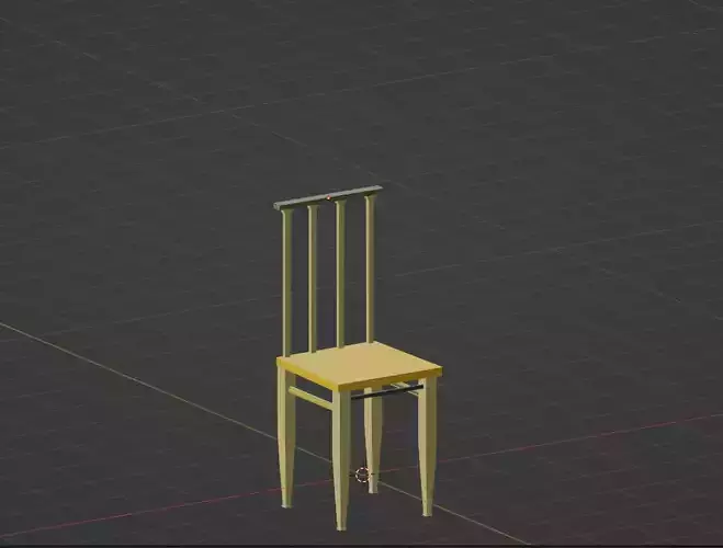Simple Chair 3D Model