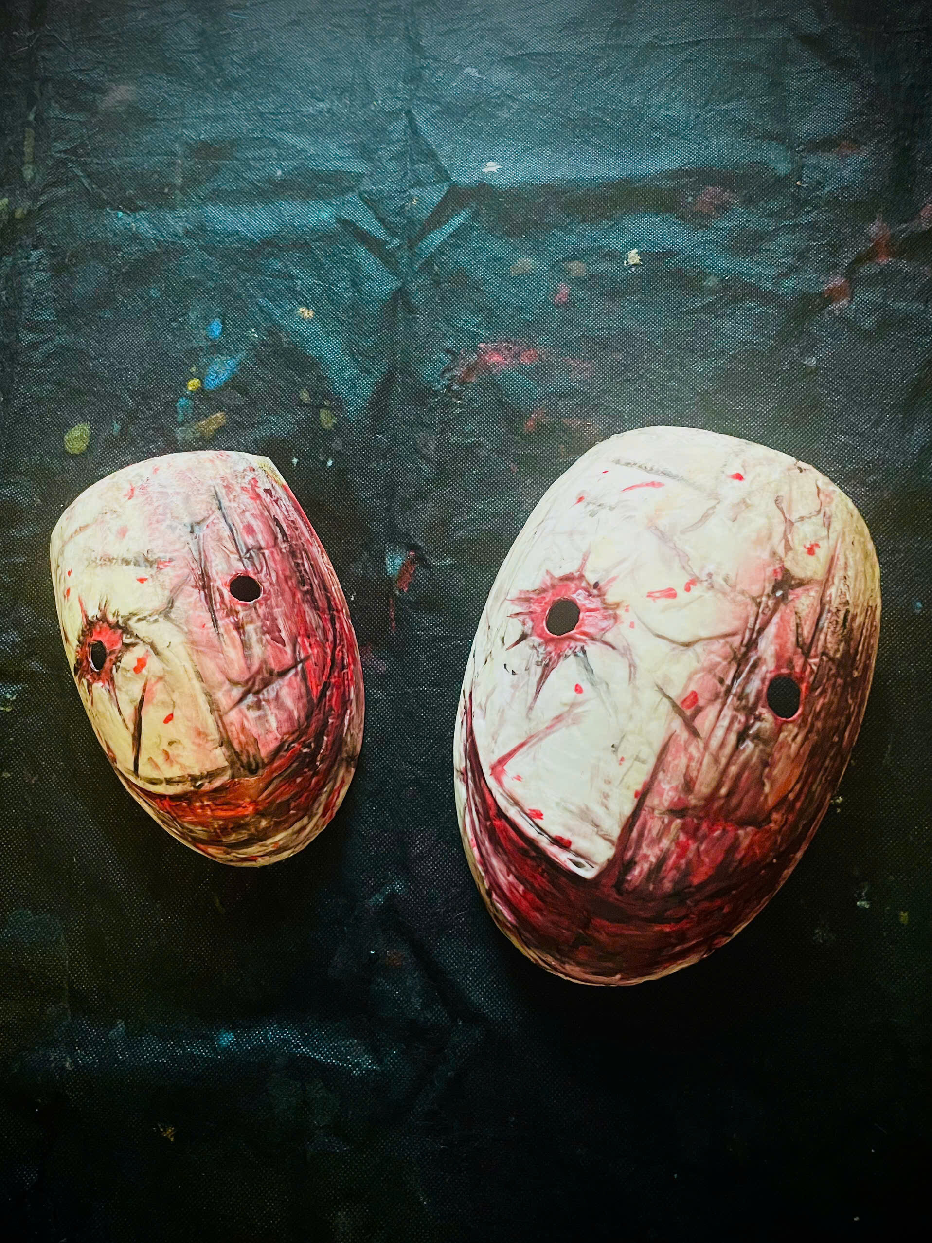 The Legion Frank Smeared Mask - Dead by Daylight - Horror Mask 3D print model_12