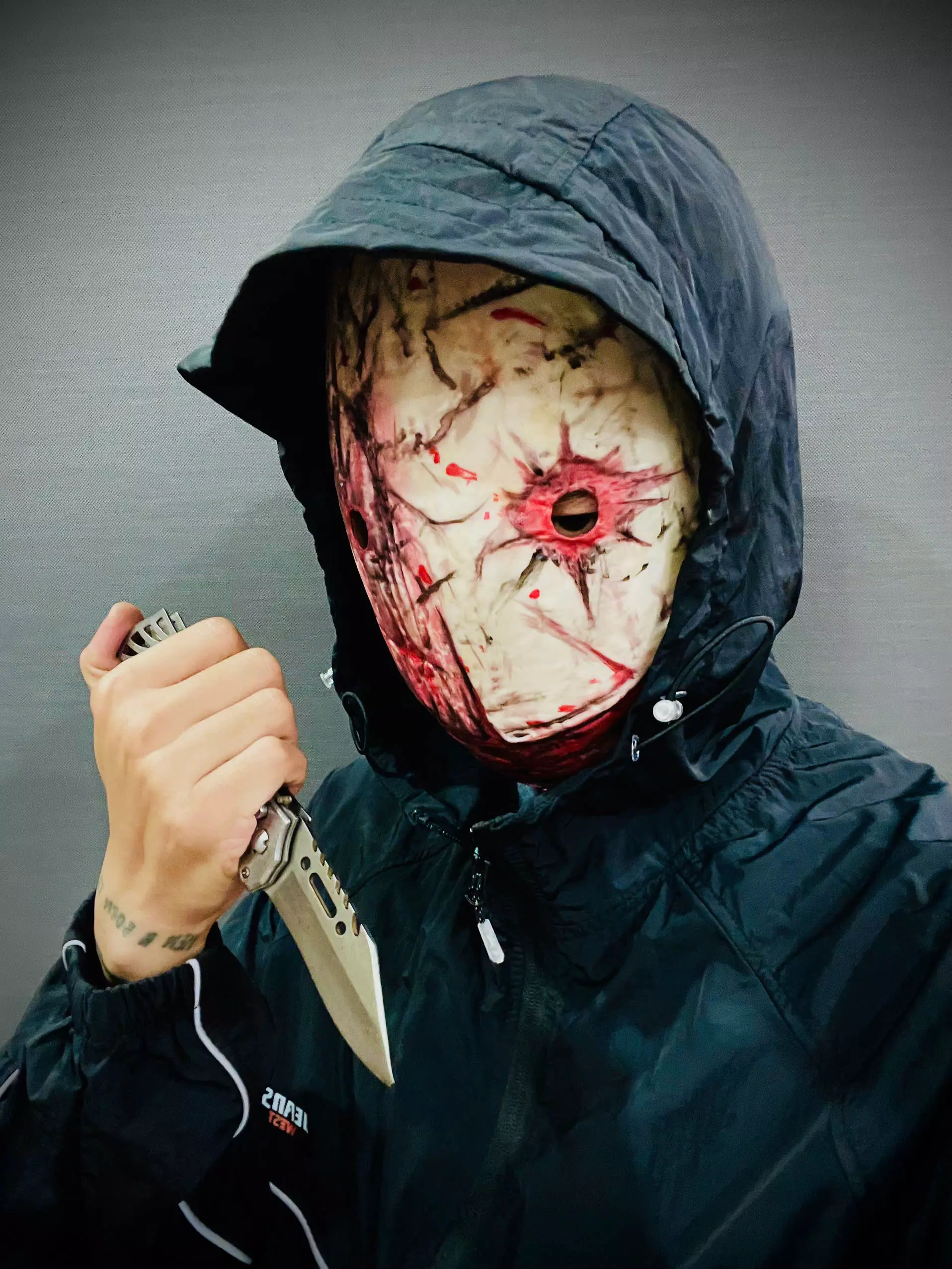 The Legion Frank Smeared Mask - Dead by Daylight - Horror Mask 3D print model_0