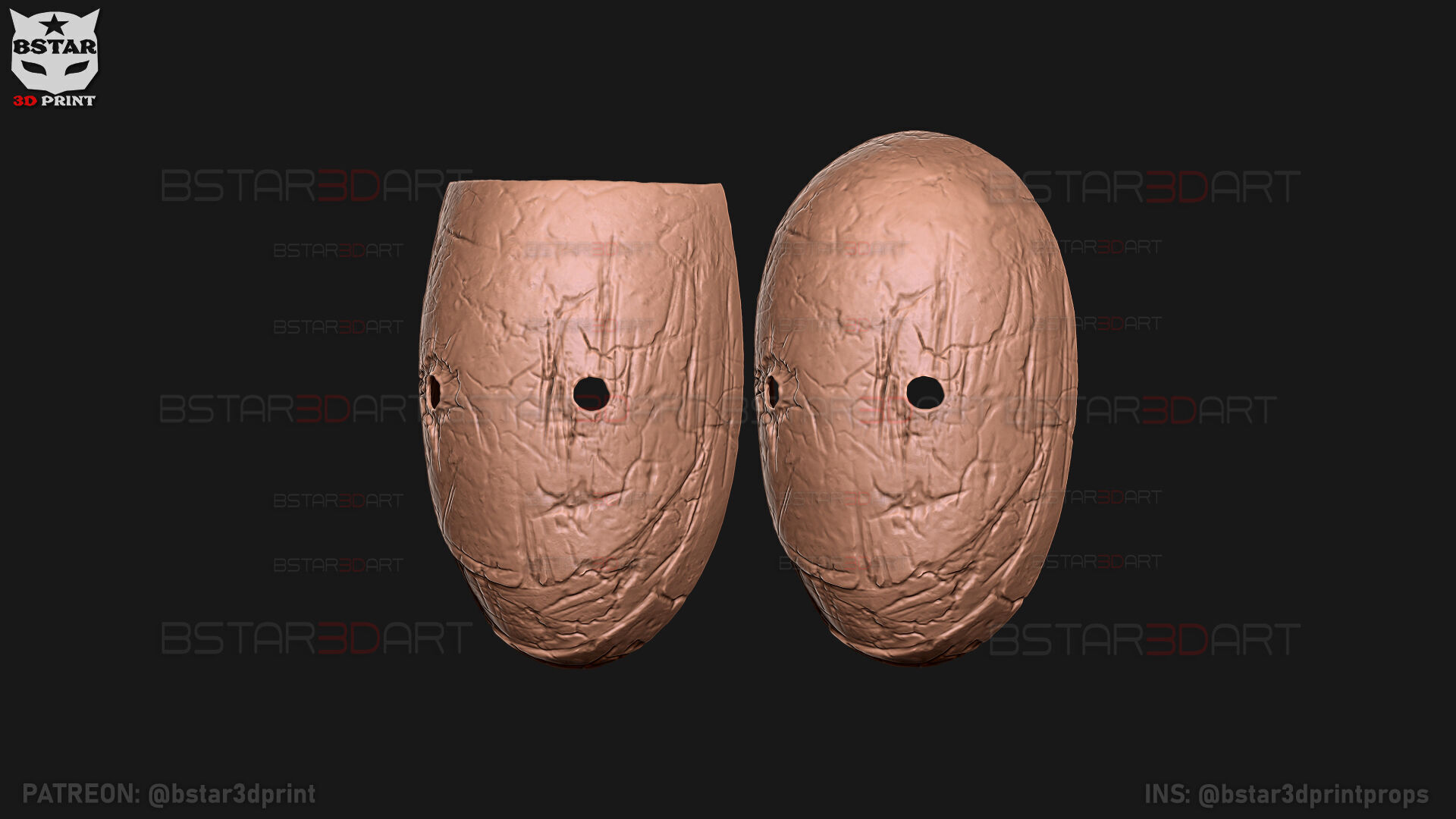The Legion Frank Smeared Mask - Dead by Daylight - Horror Mask 3D print model_23