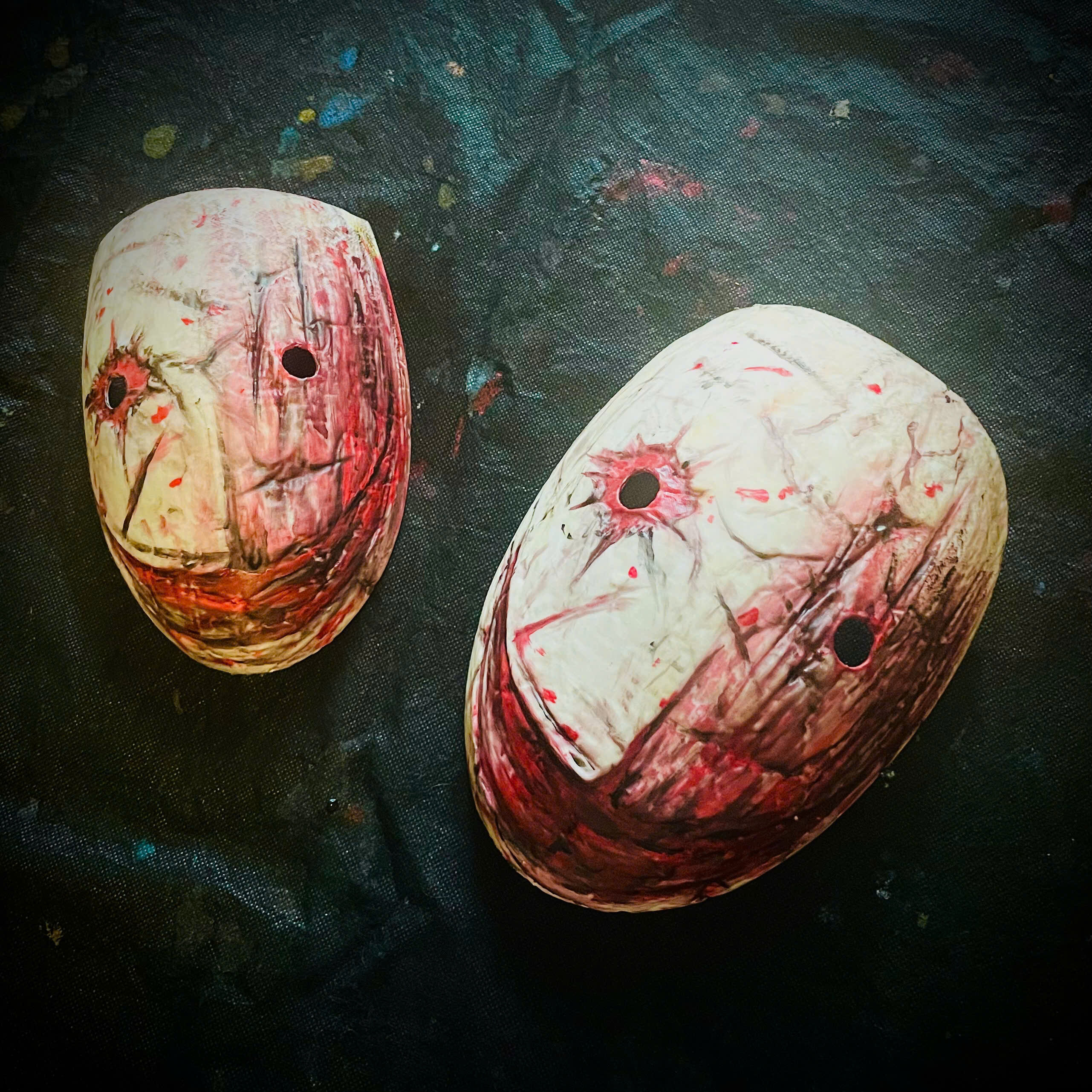 The Legion Frank Smeared Mask - Dead by Daylight - Horror Mask 3D print model_11