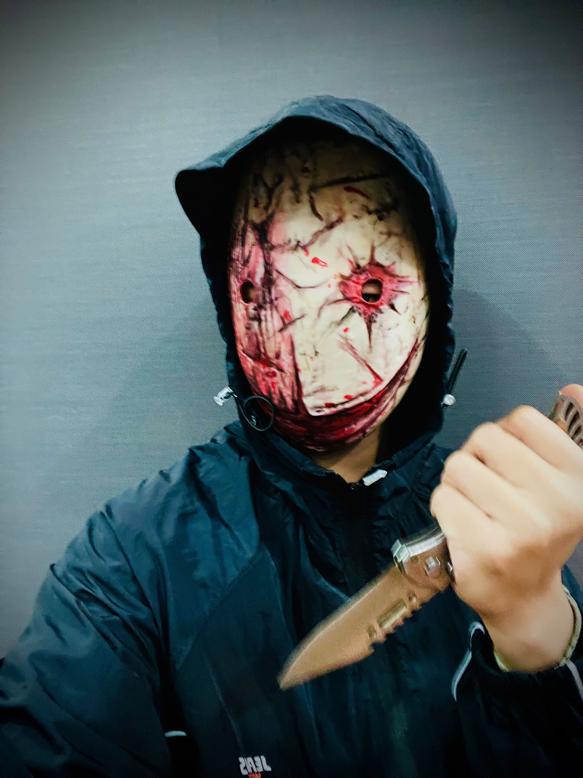 The Legion Frank Smeared Mask - Dead by Daylight - Horror Mask 3D print model_7