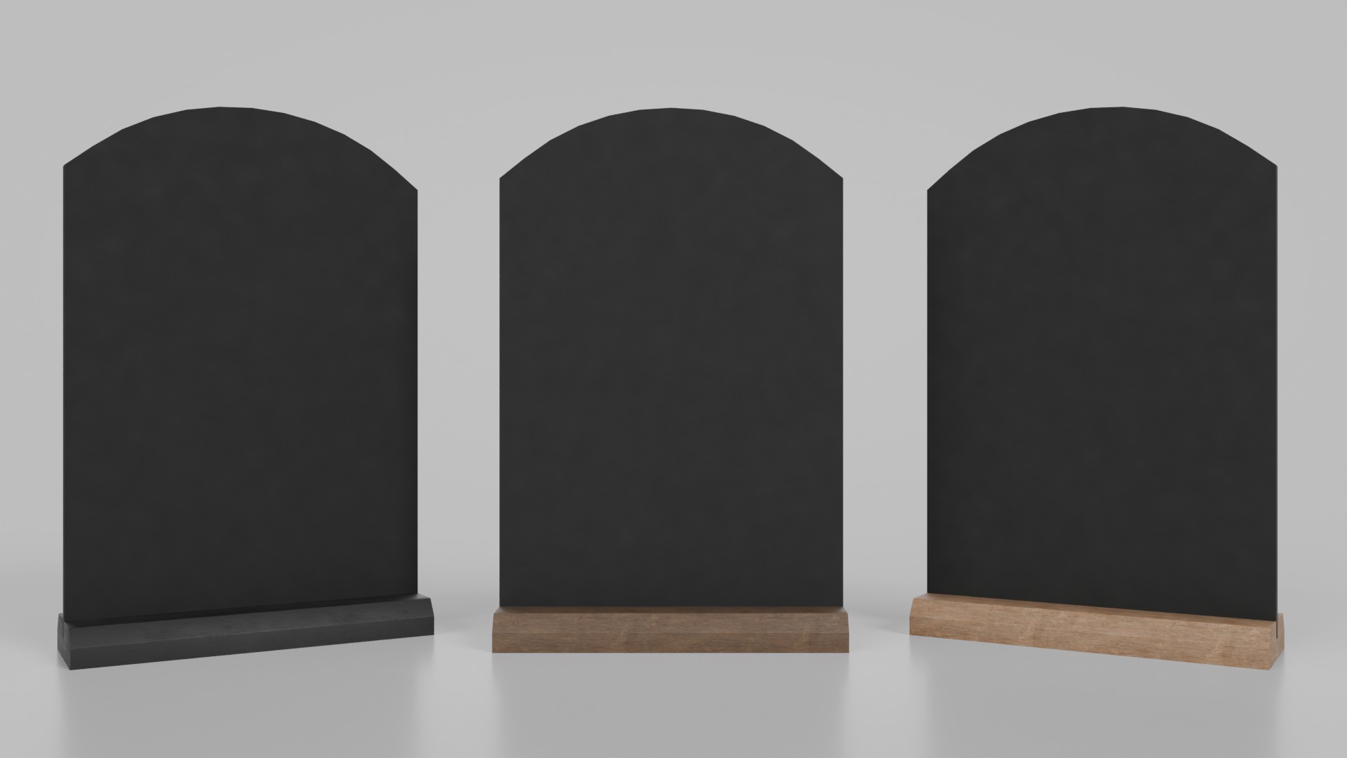 Elegant Beveled Stand Chalkboard Set 3D Model Collection_17