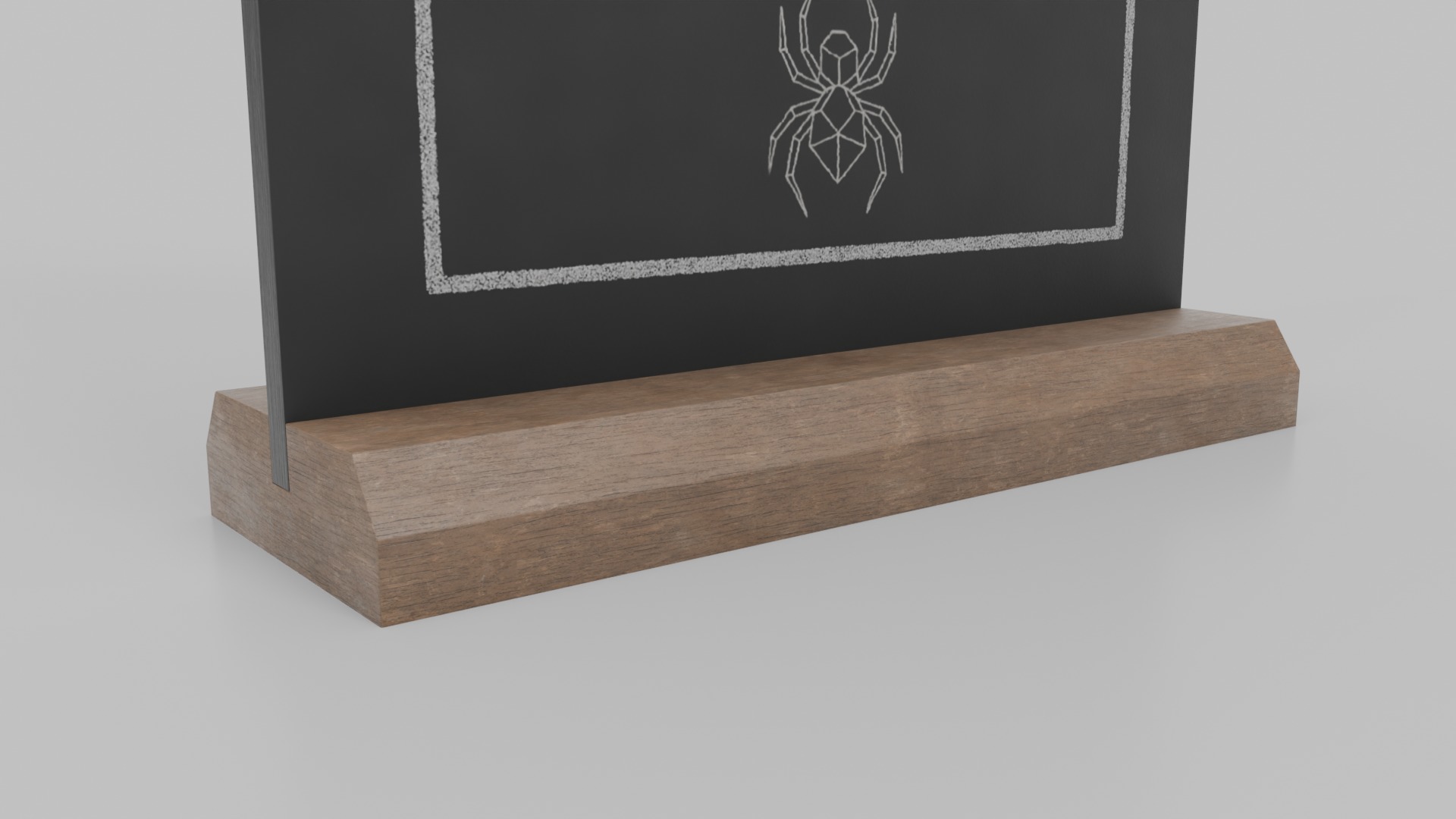 Elegant Beveled Stand Chalkboard Set 3D Model Collection_6