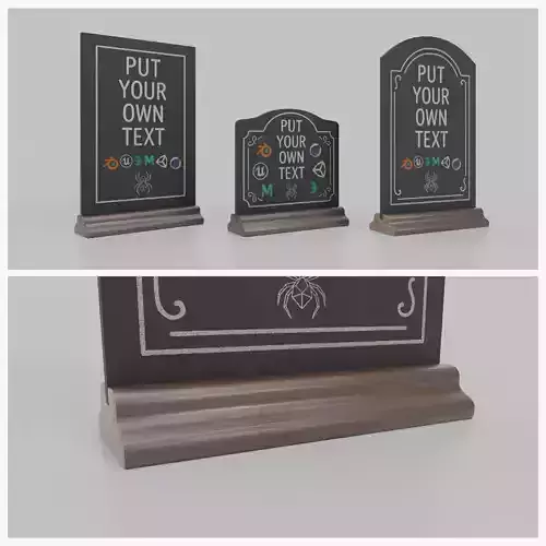 Classic Ogee Stand Chalkboard Trio