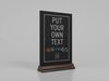 Classic Ogee Stand Chalkboard Trio 3D Model Collection_1