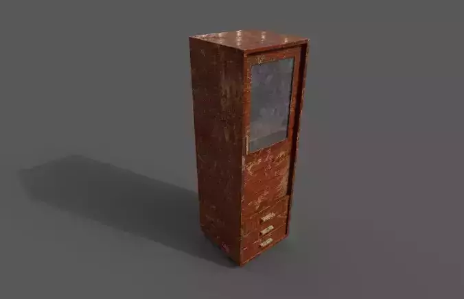 Old Modern Furniture 3D Model Terror