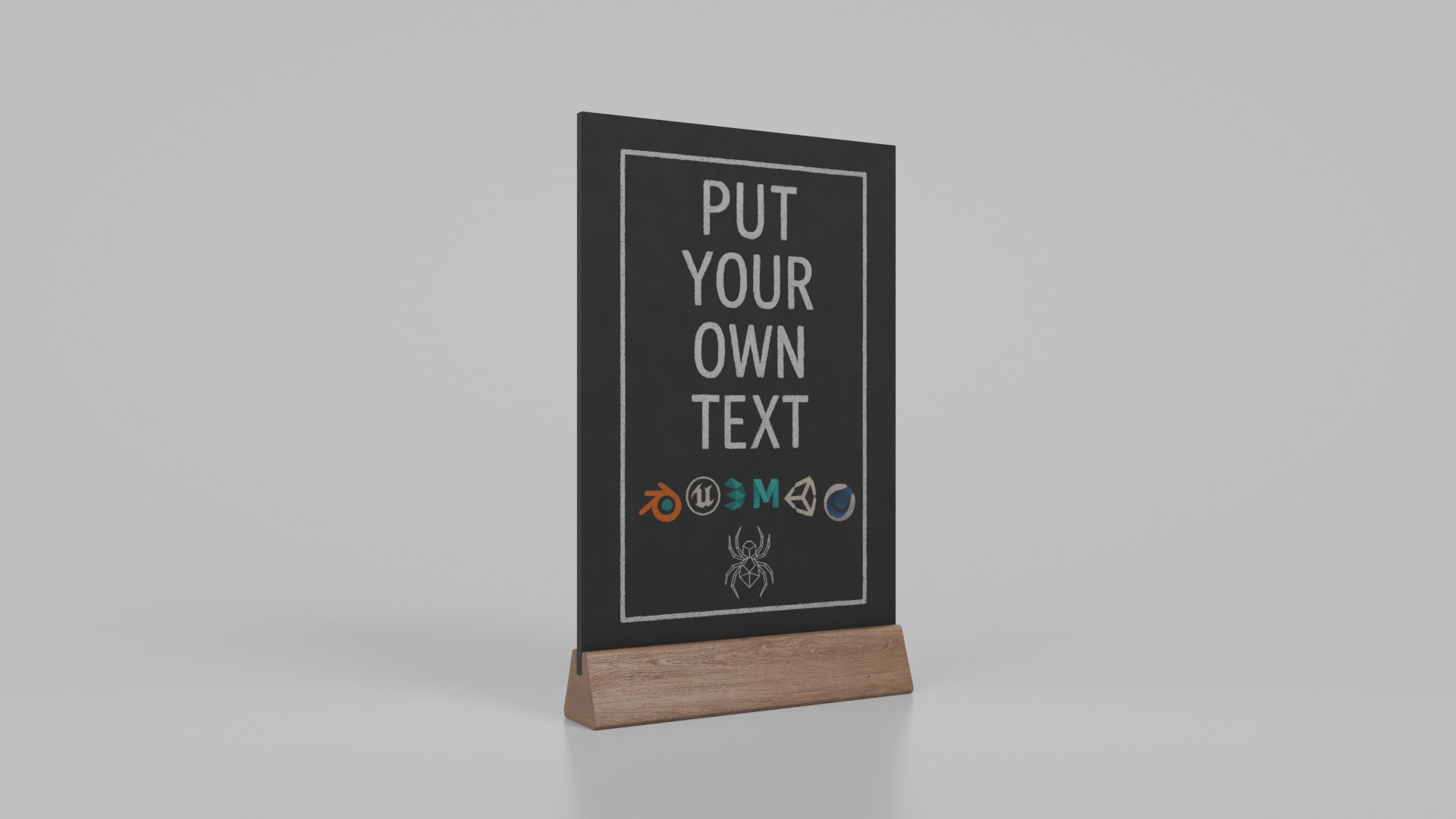 Geometric Triangle Stand Set 3D Model Collection_18