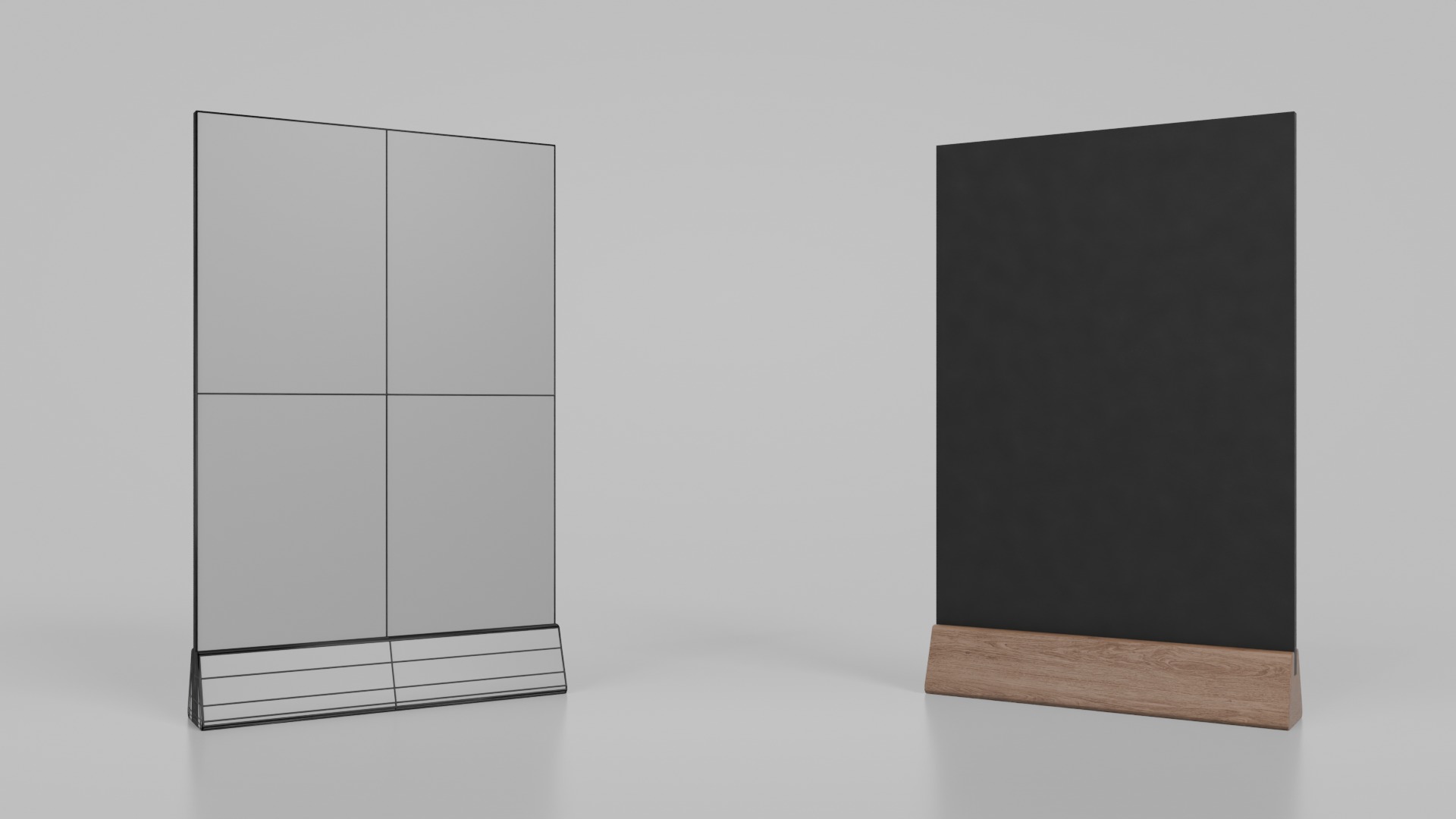 Geometric Triangle Stand Set 3D Model Collection_23