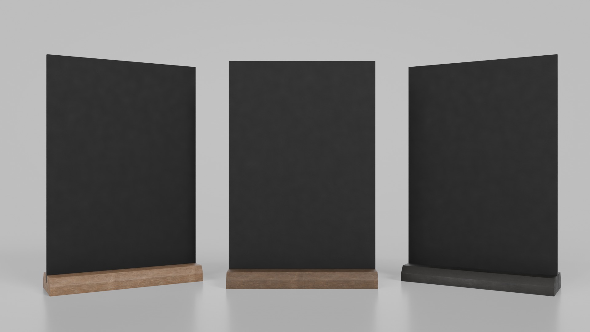 Versatile Rectangular Chalkboard Set 3D Model Collection_9