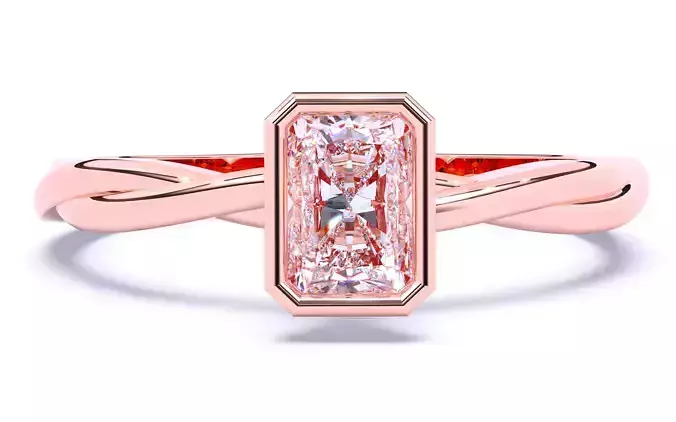 Solitaire Engagement ring 3dm stl renders details 