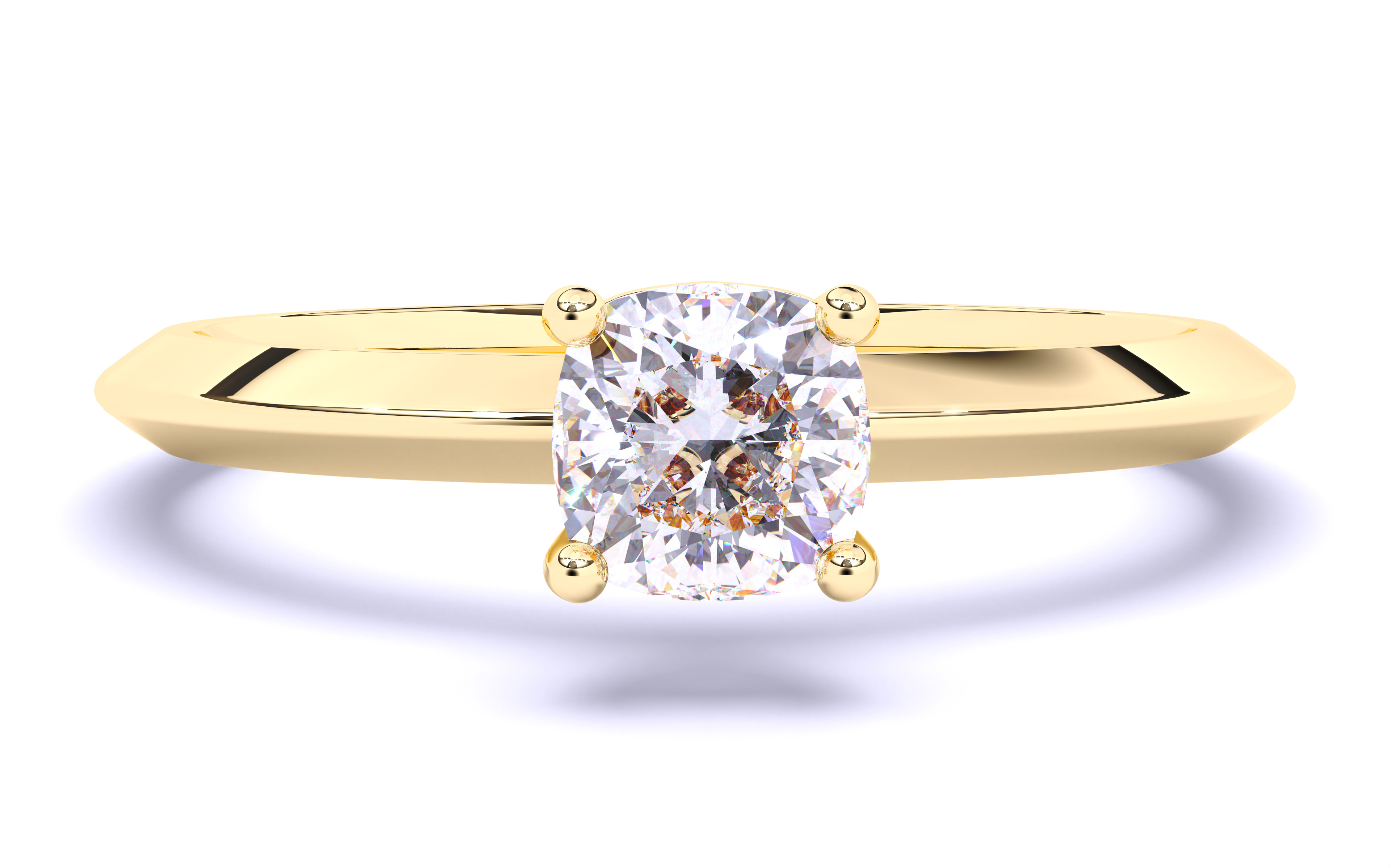 Solitaire Engagement ring 3dm stl renders details  3D print model_10