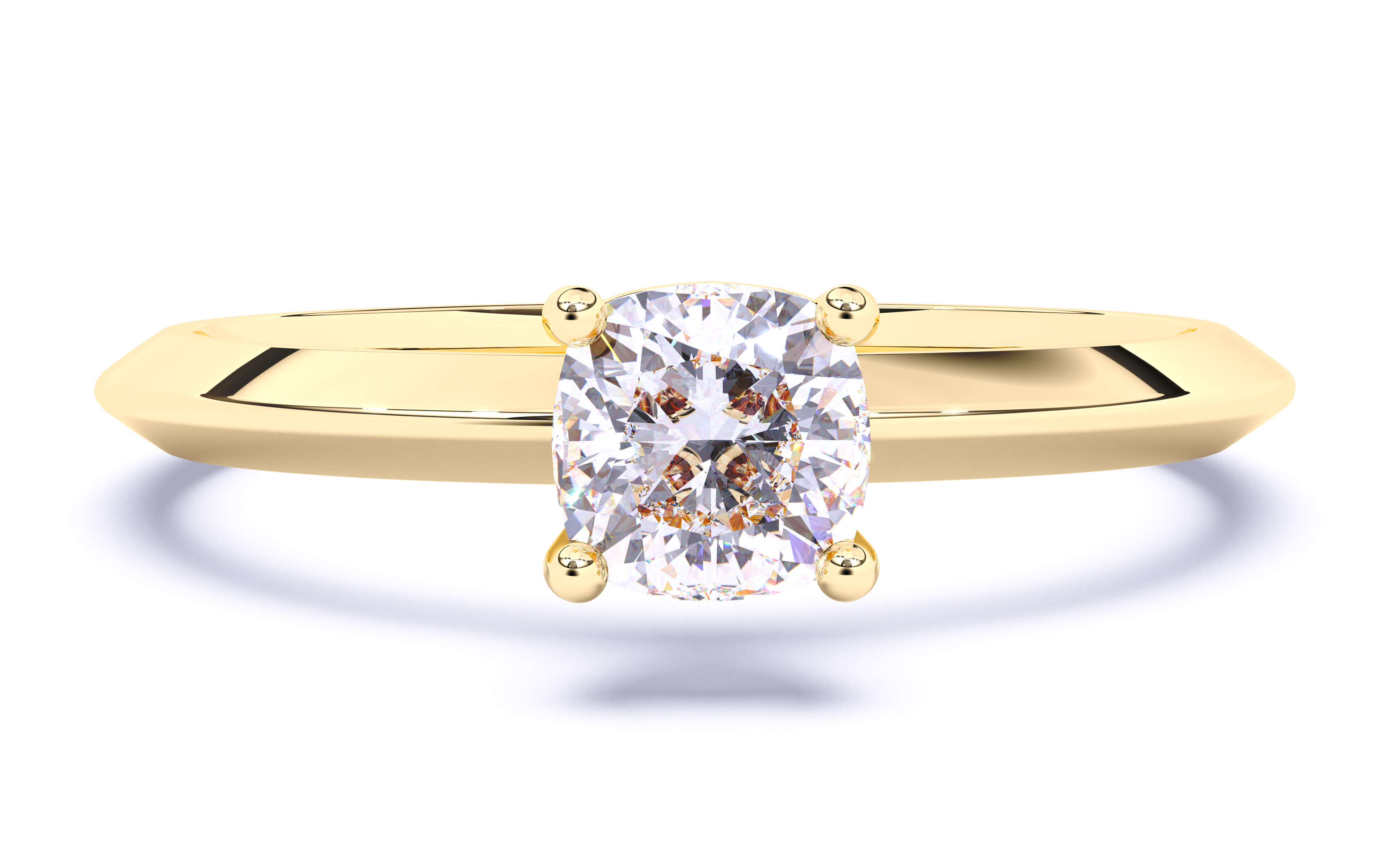 Solitaire Engagement ring 3dm stl renders details  3D print model_9