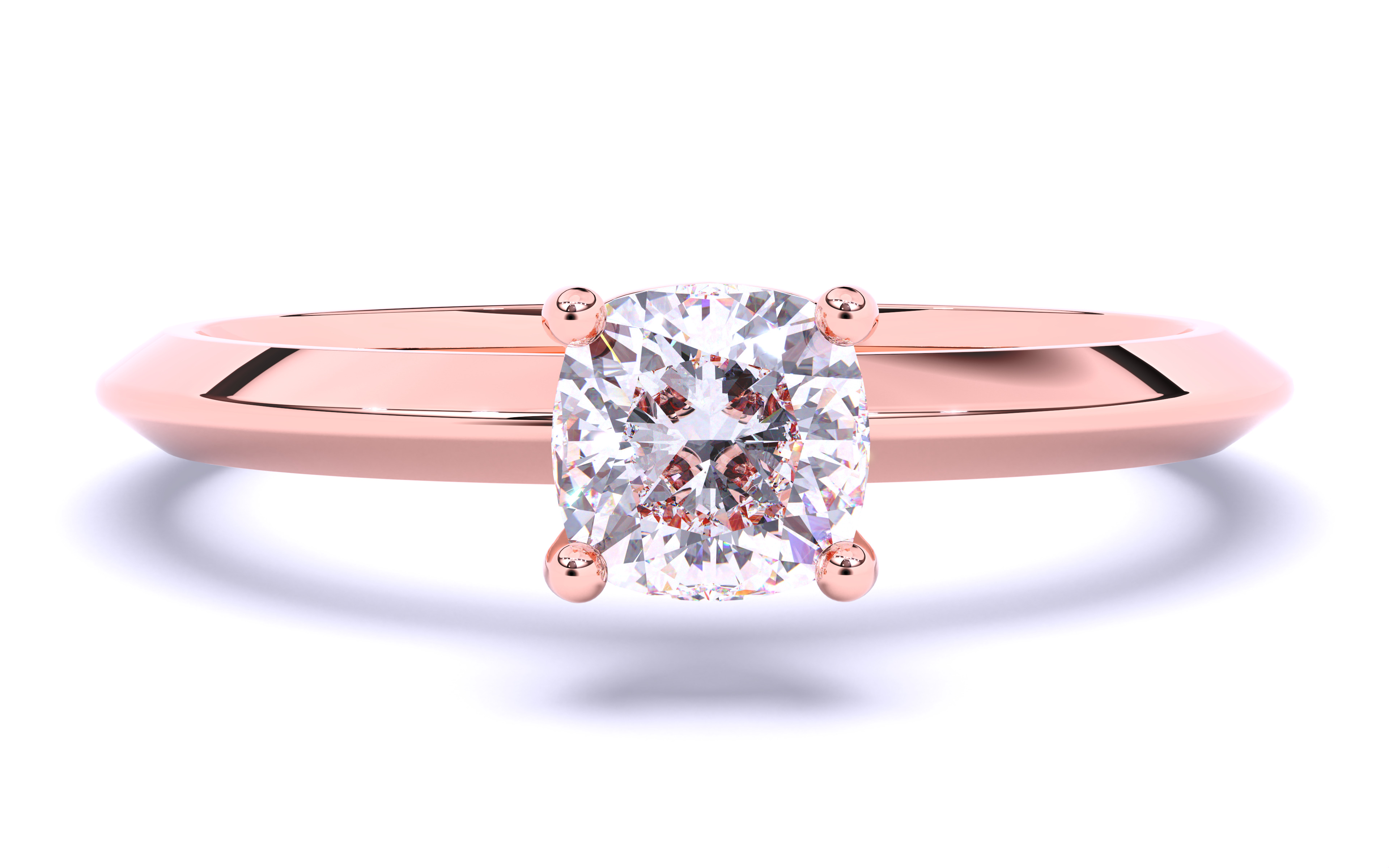 Solitaire Engagement ring 3dm stl renders details  3D print model_6