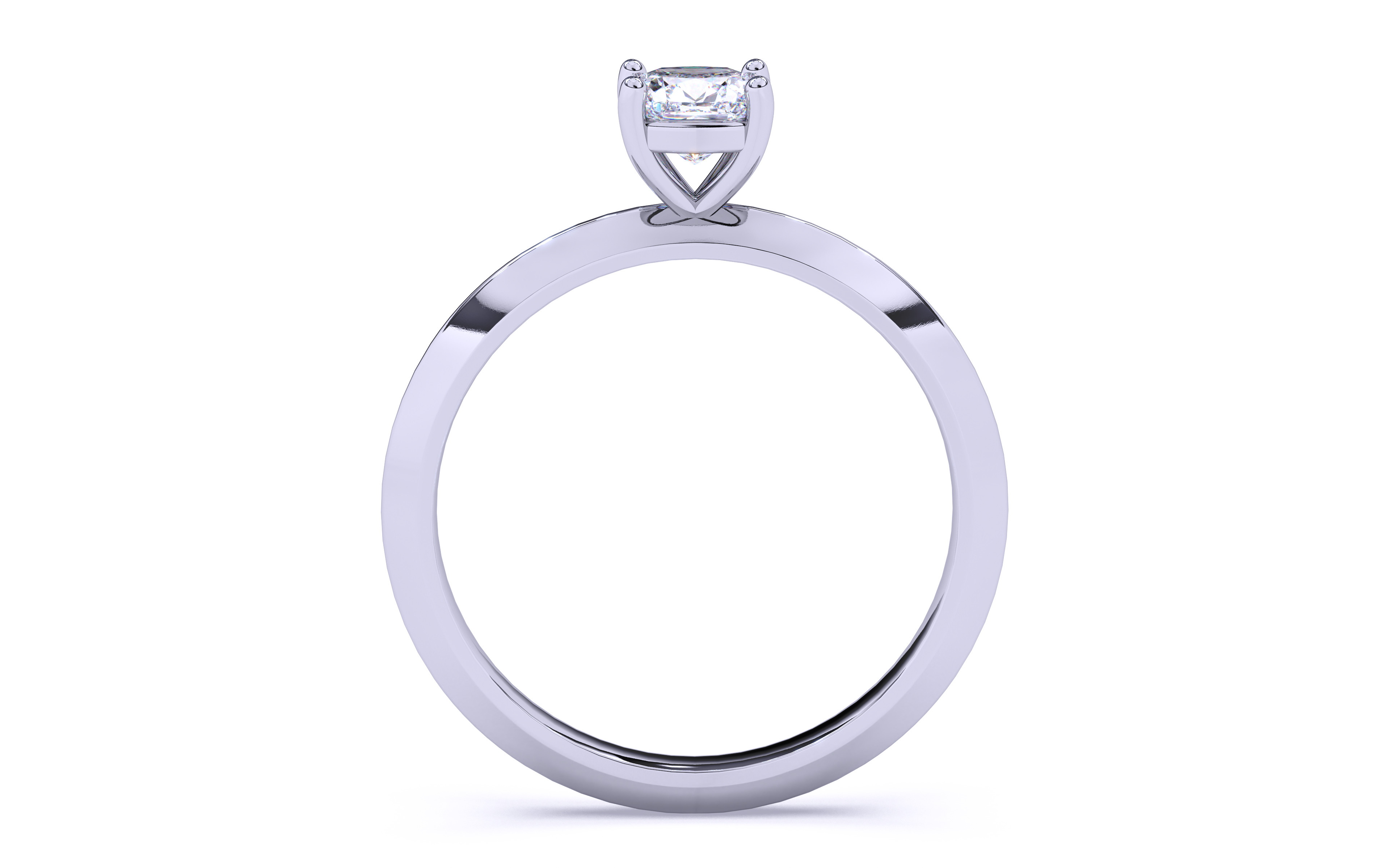 Solitaire Engagement ring 3dm stl renders details  3D print model_18
