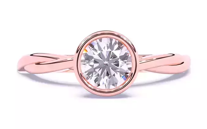 Solitaire Engagement ring 3dm stl renders details 