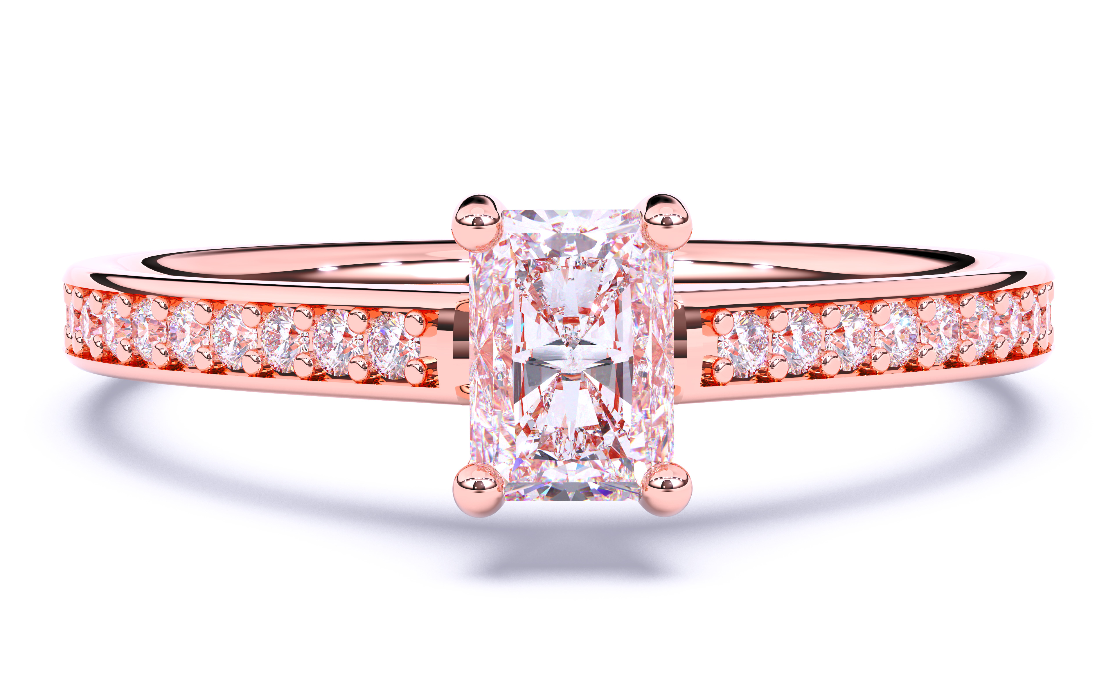 Solitaire Engagement ring 3dm stl renders details 3D print model_13