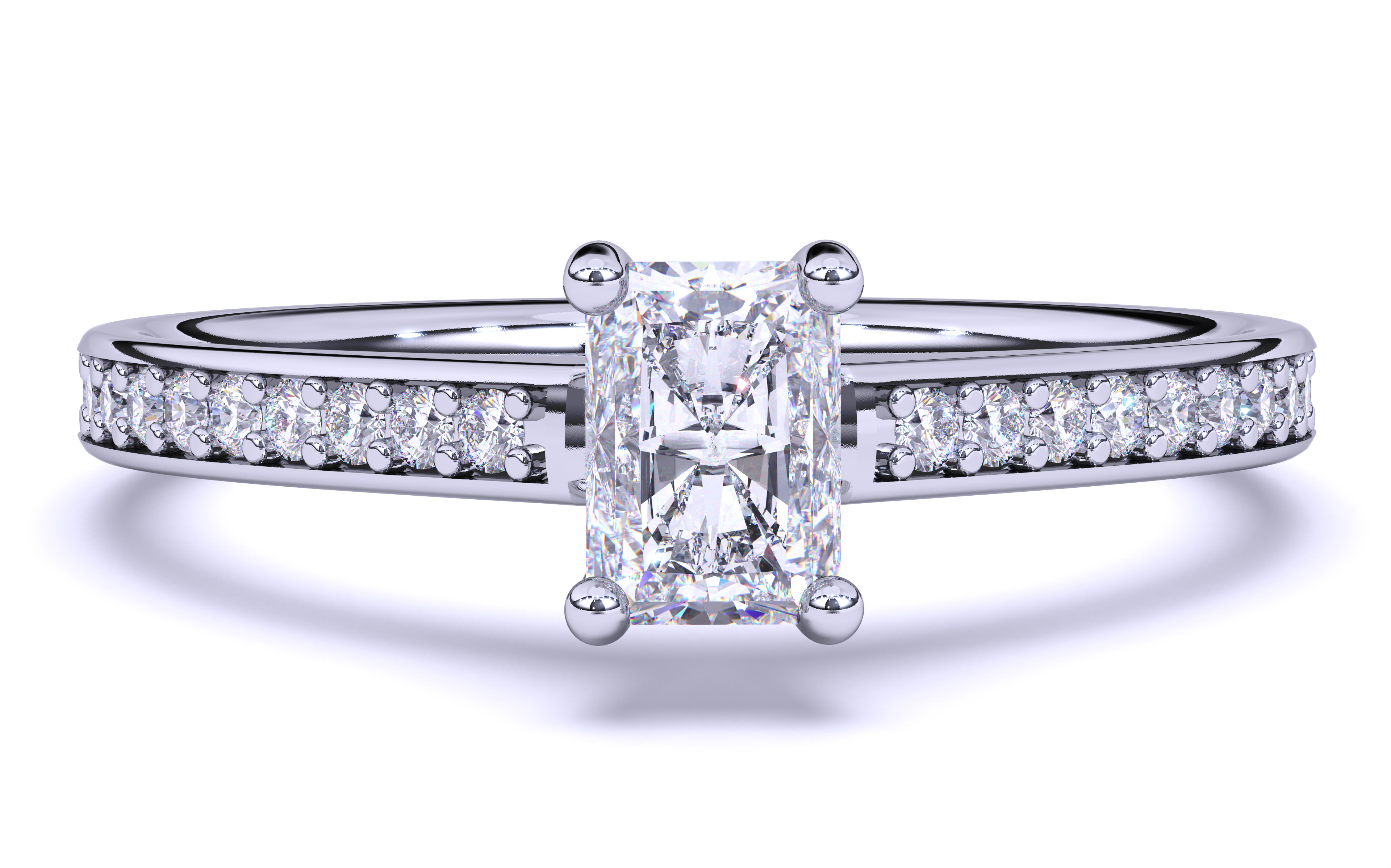 Solitaire Engagement ring 3dm stl renders details 3D print model_15