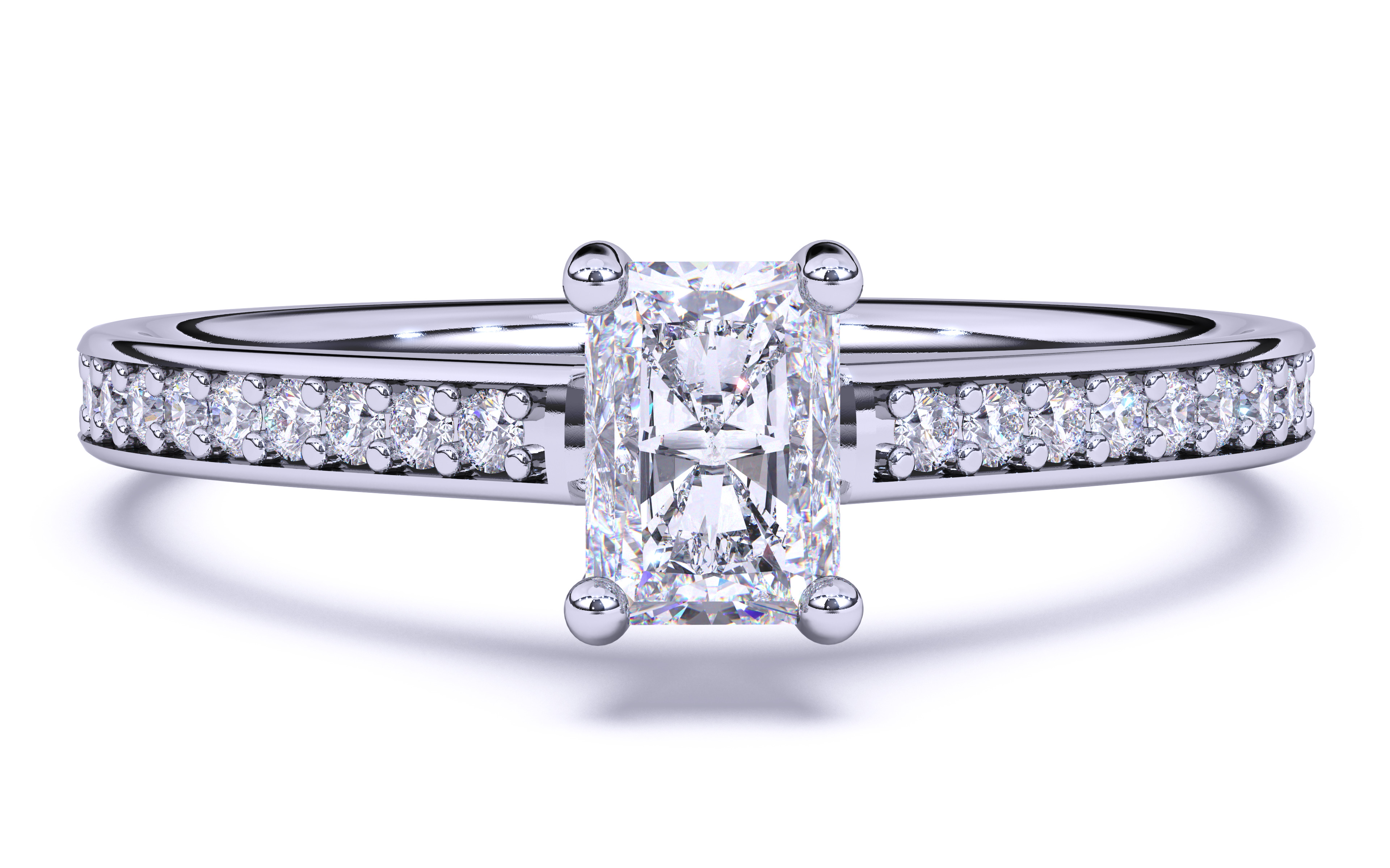 Solitaire Engagement ring 3dm stl renders details 3D print model_14