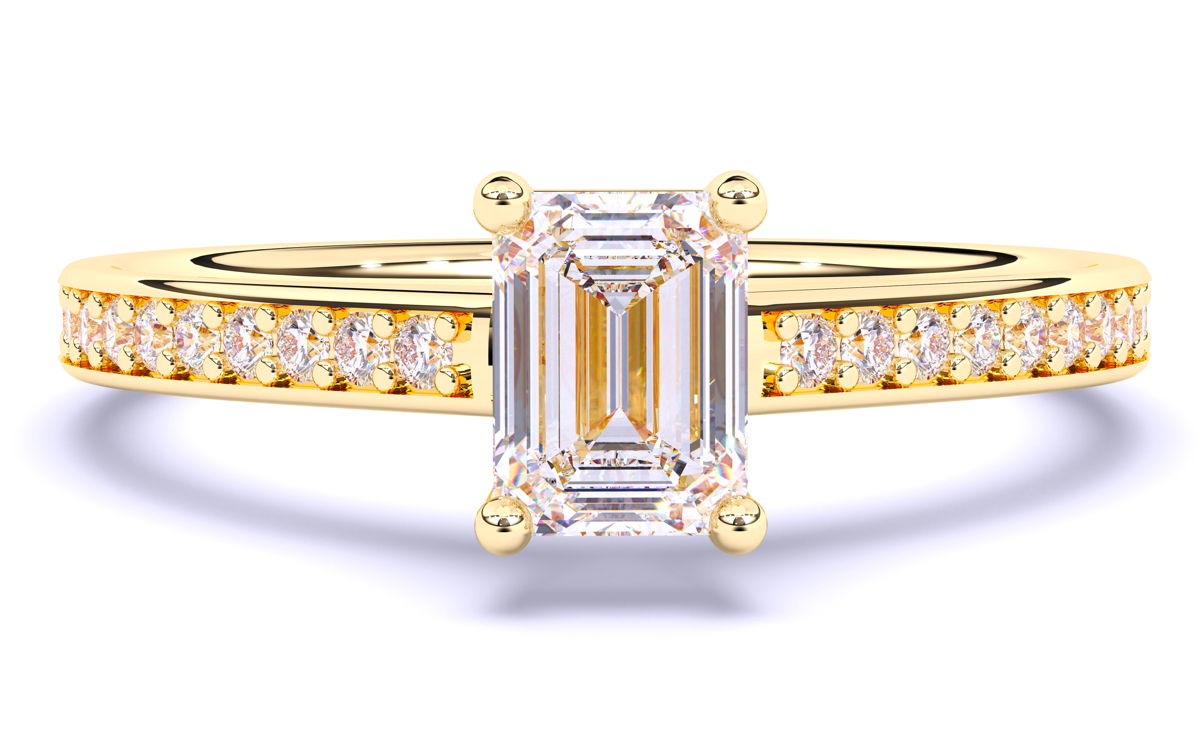 Solitaire Engagement ring 3dm stl renders details 3D print model_17