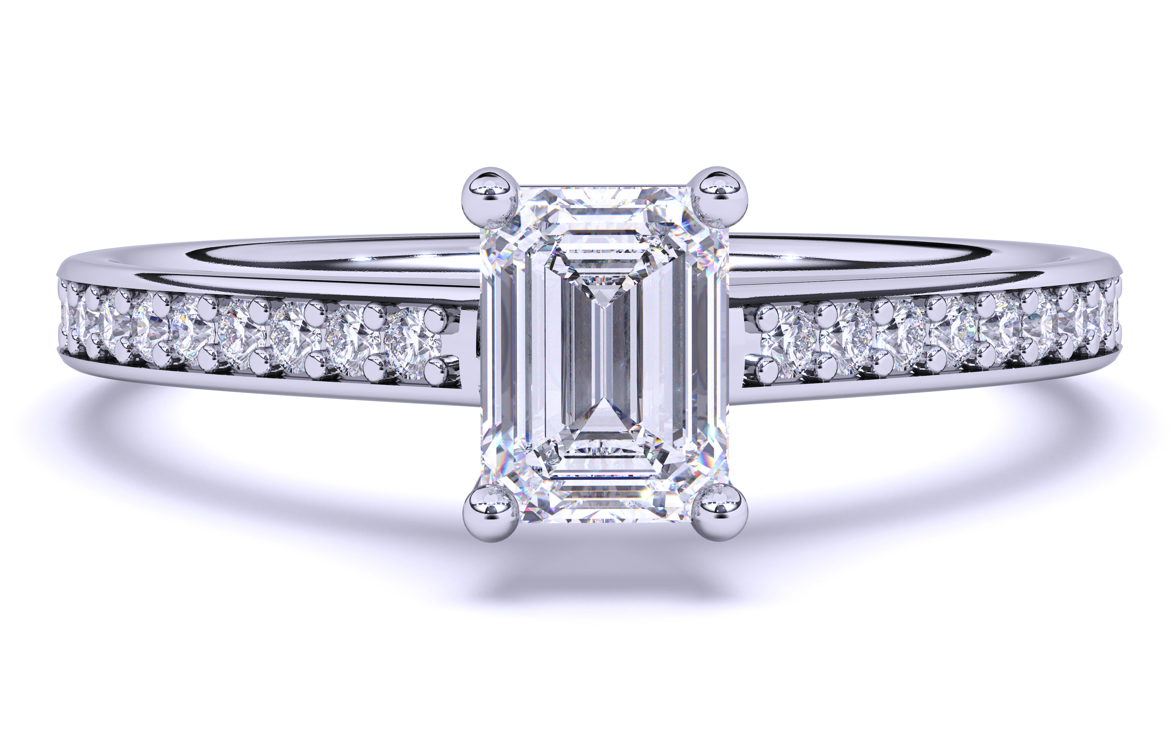 Solitaire Engagement ring 3dm stl renders details 3D print model_14