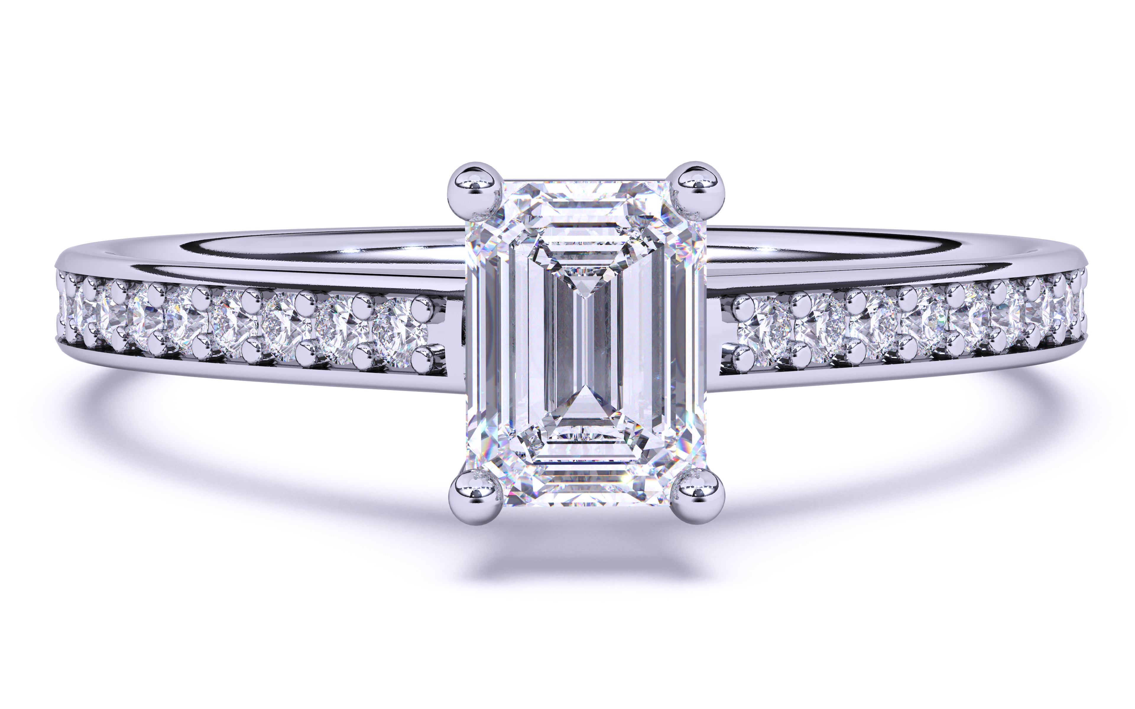 Solitaire Engagement ring 3dm stl renders details 3D print model_15