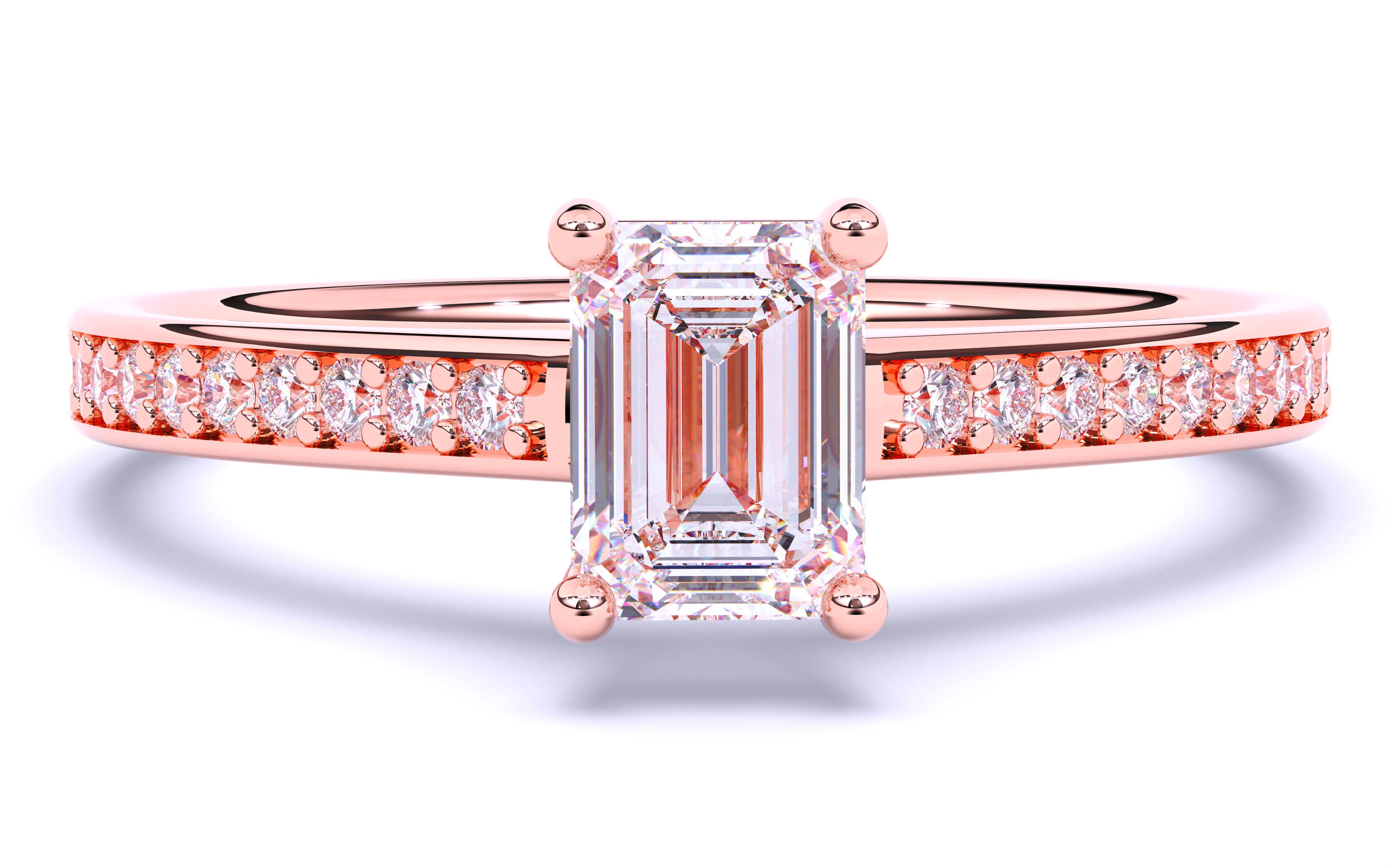 Solitaire Engagement ring 3dm stl renders details 3D print model_13