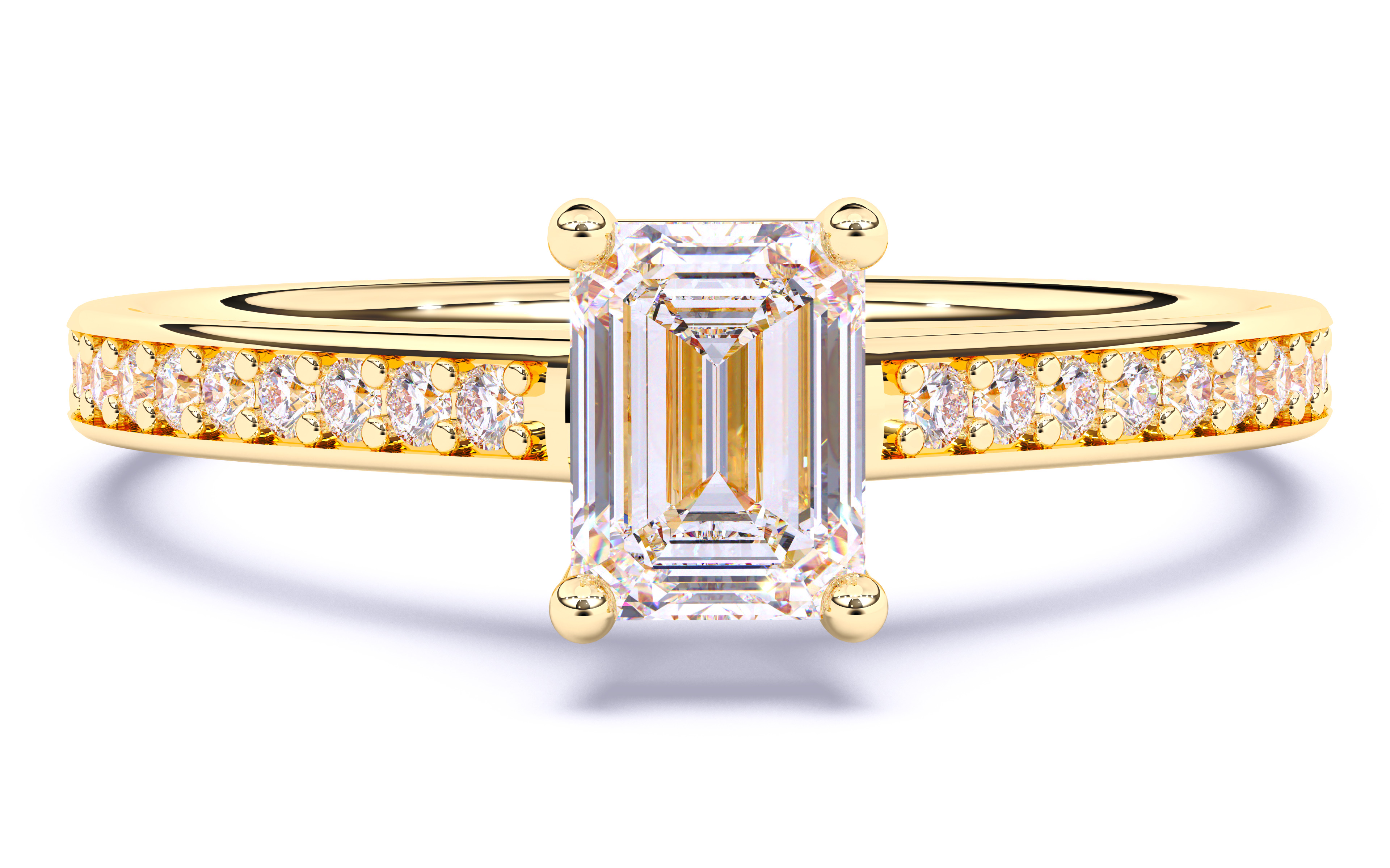 Solitaire Engagement ring 3dm stl renders details 3D print model_16