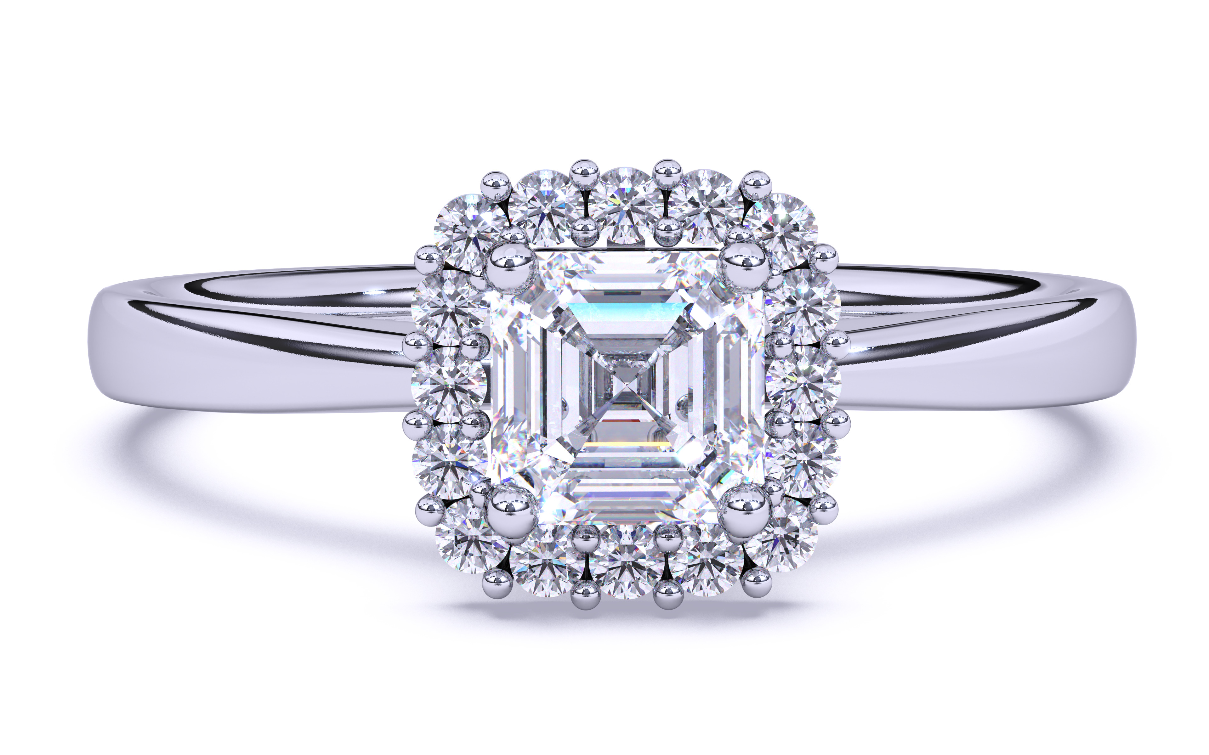 Solitaire Engagement ring 3dm stl renders details 3D print model_14