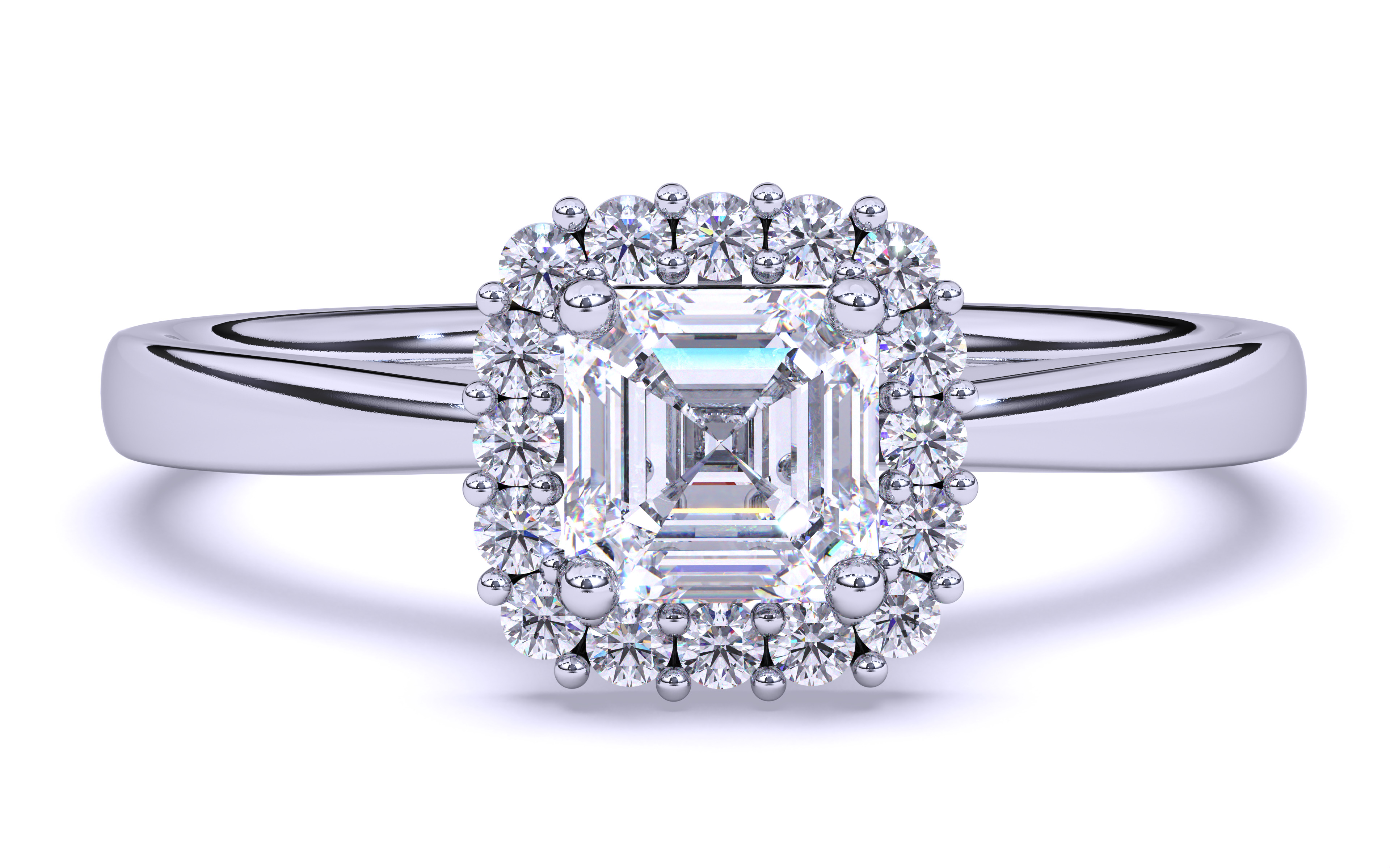 Solitaire Engagement ring 3dm stl renders details 3D print model_15