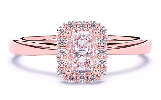 Solitaire Engagement ring 3dm stl renders details 