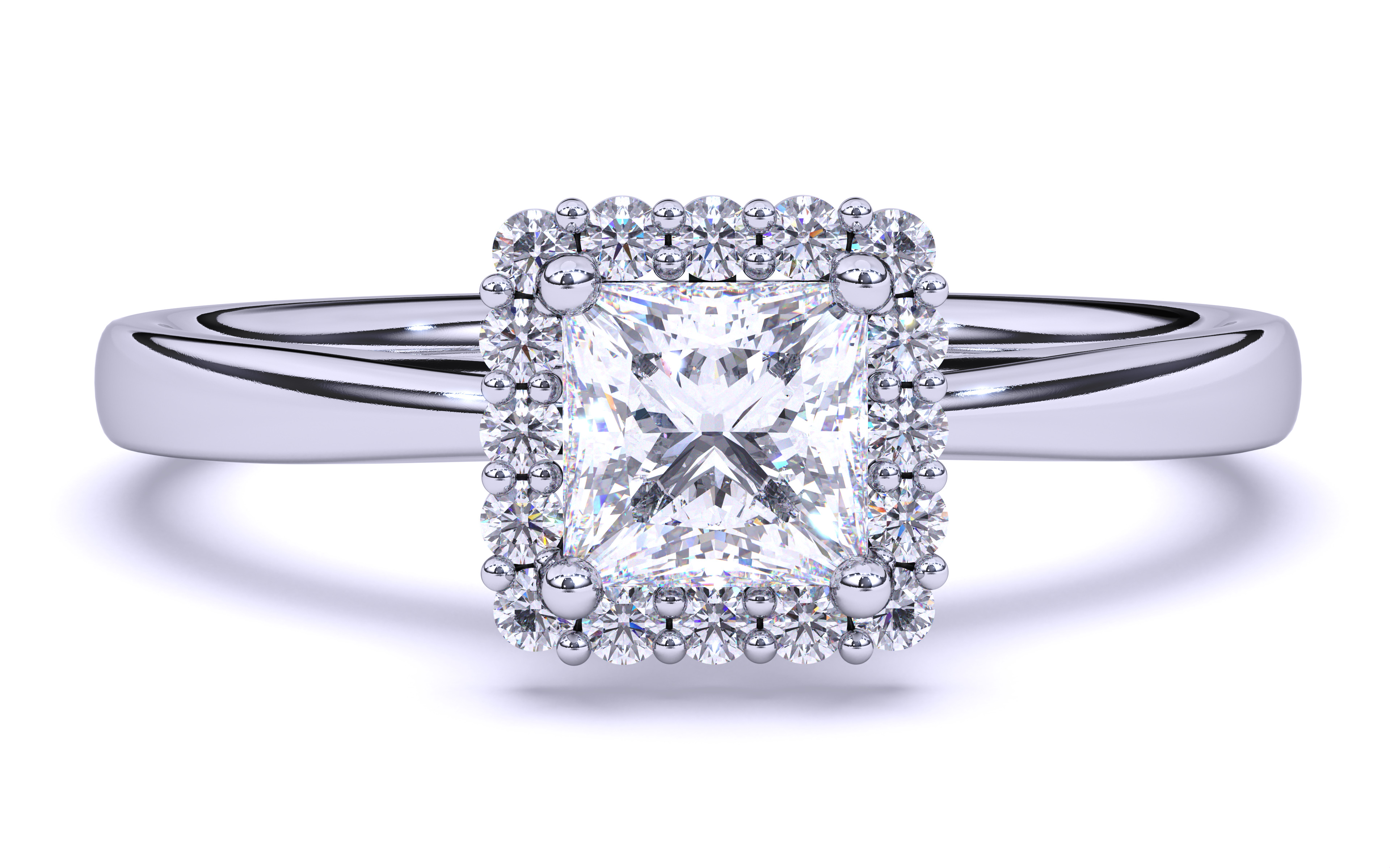 Solitaire Engagement ring 3dm stl renders details  3D print model_14