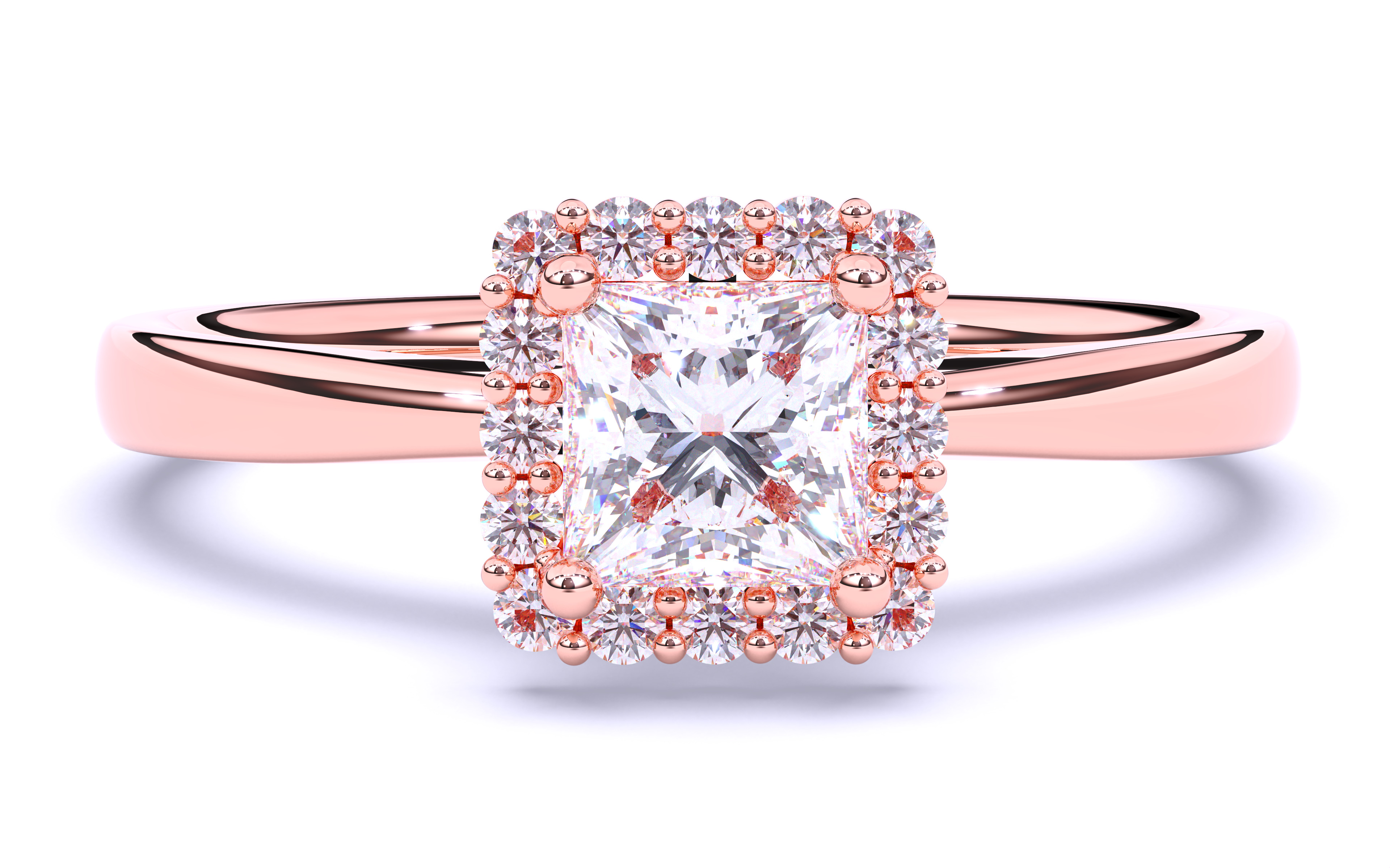 Solitaire Engagement ring 3dm stl renders details  3D print model_13