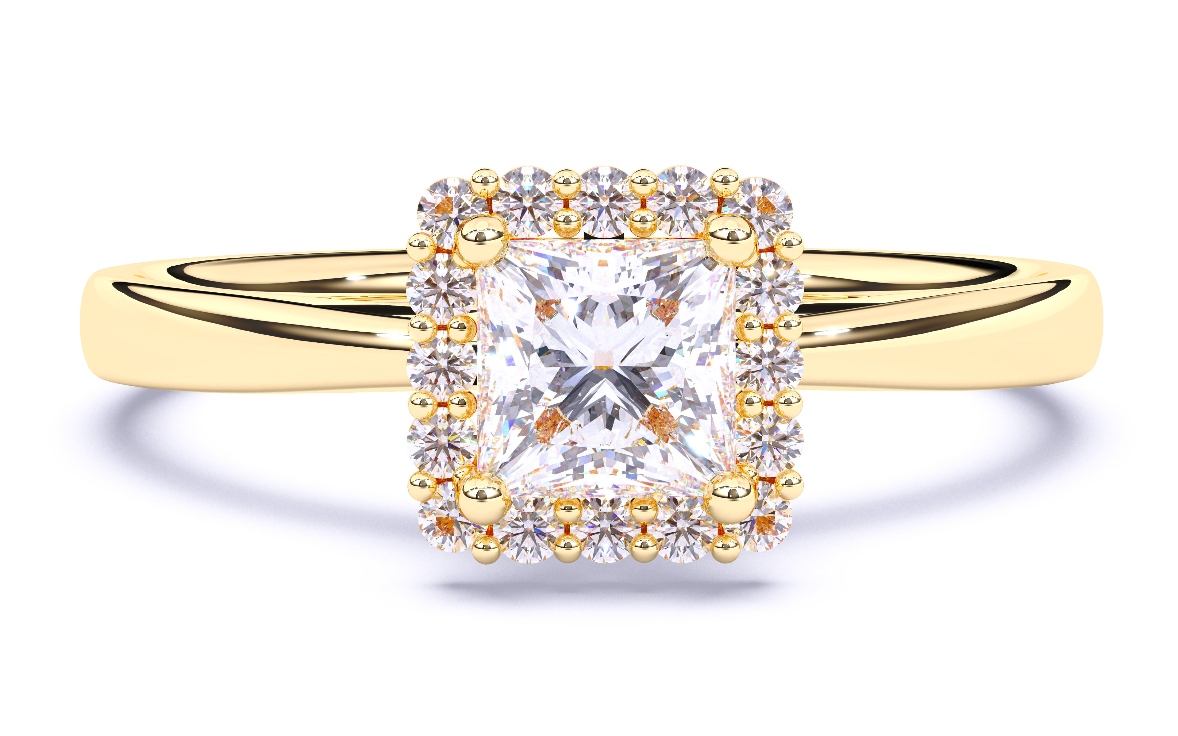 Solitaire Engagement ring 3dm stl renders details  3D print model_16