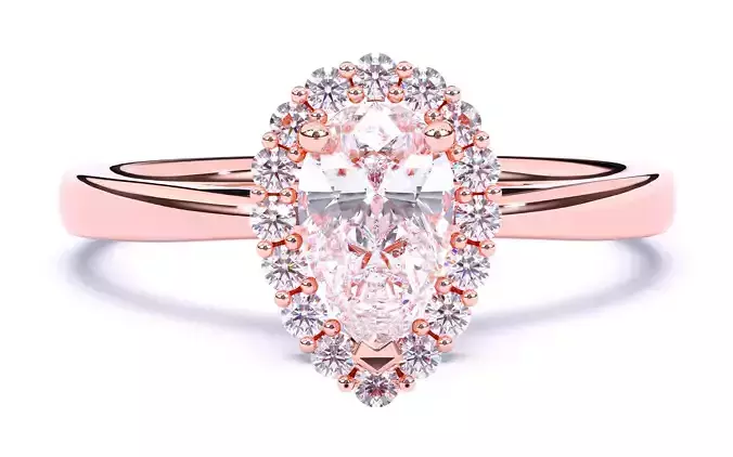 Solitaire Engagement ring 3dm stl renders details 