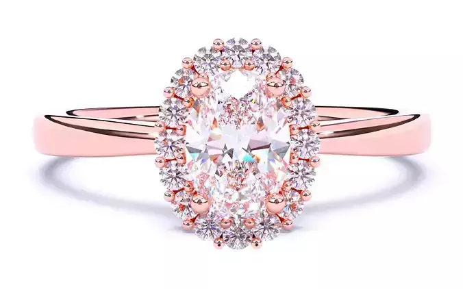 Solitaire Engagement ring 3dm stl renders details 