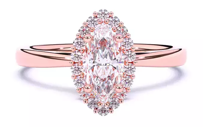 Solitaire Engagement ring 3dm stl renders details 
