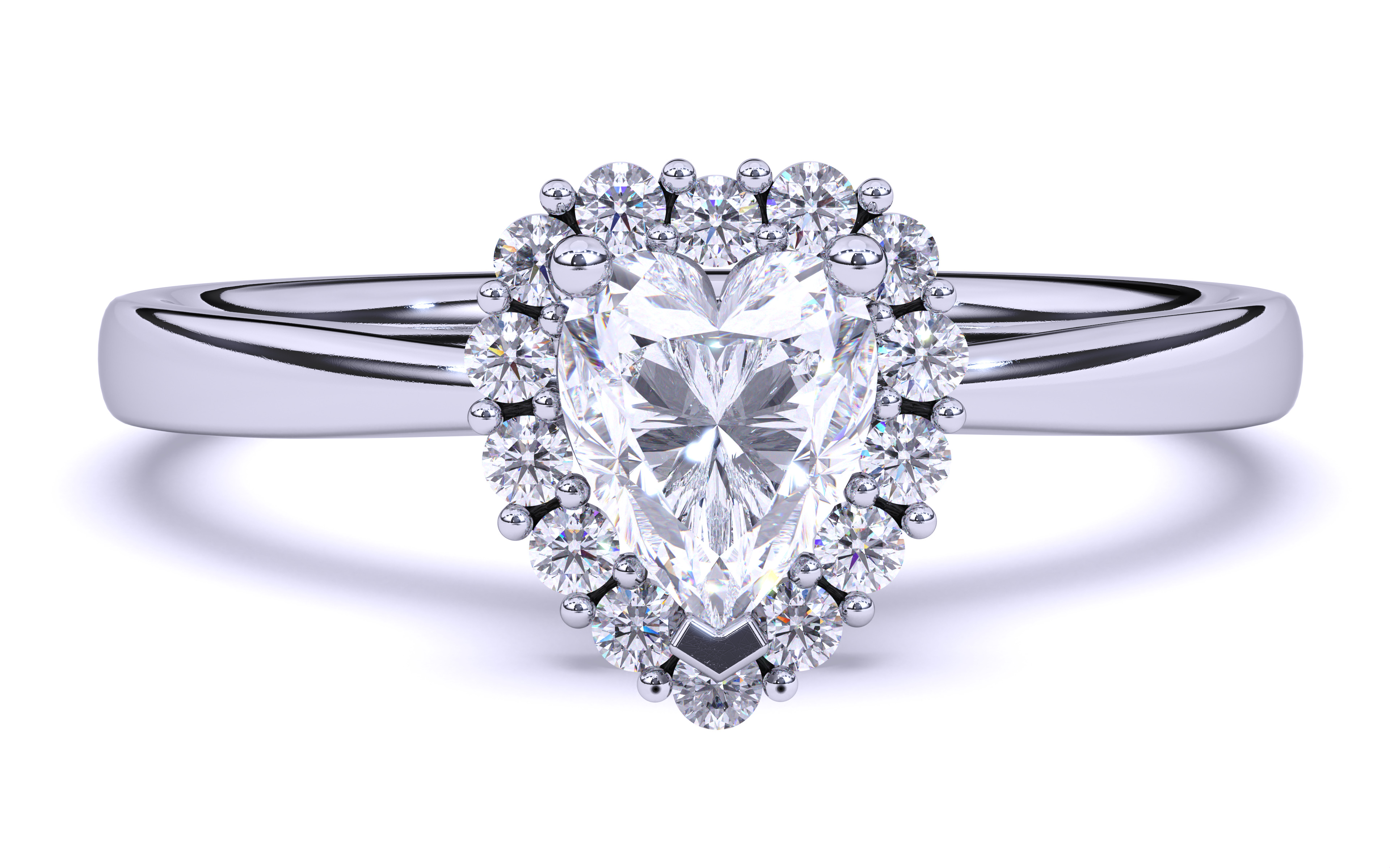 Solitaire Engagement ring 3dm stl renders details  3D print model_14