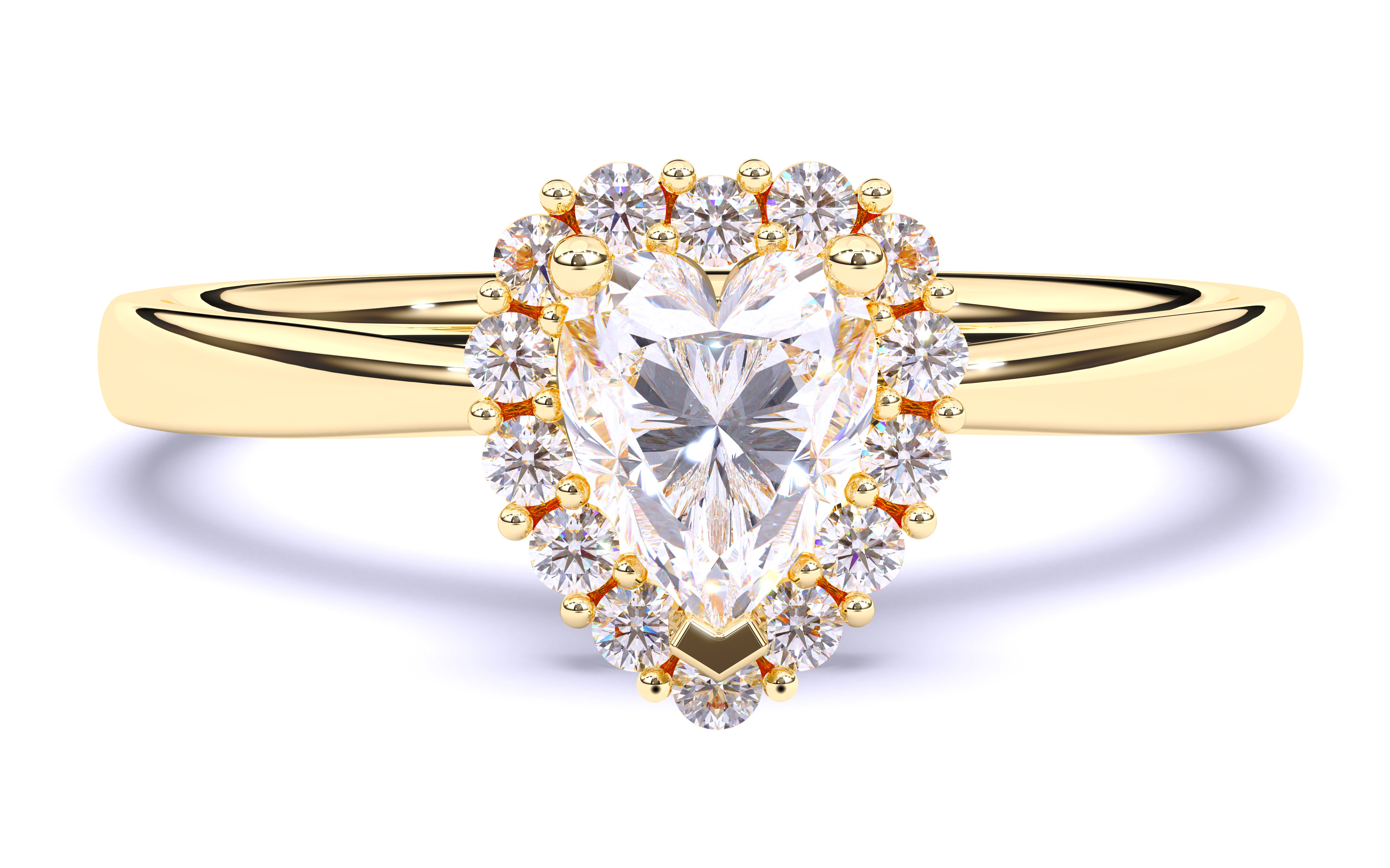 Solitaire Engagement ring 3dm stl renders details  3D print model_17