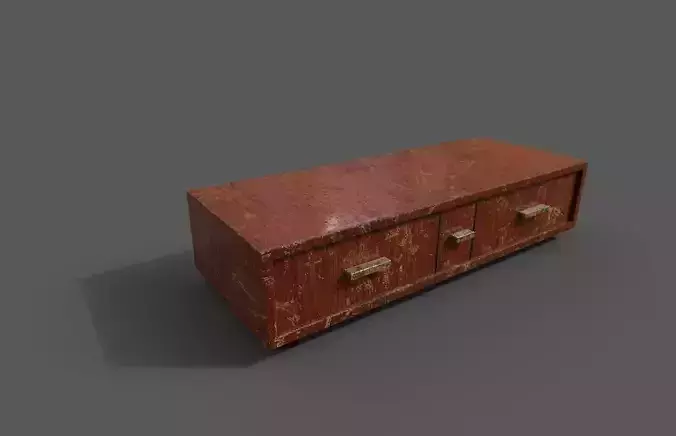 Old Modern Furniture 3D Model Terror