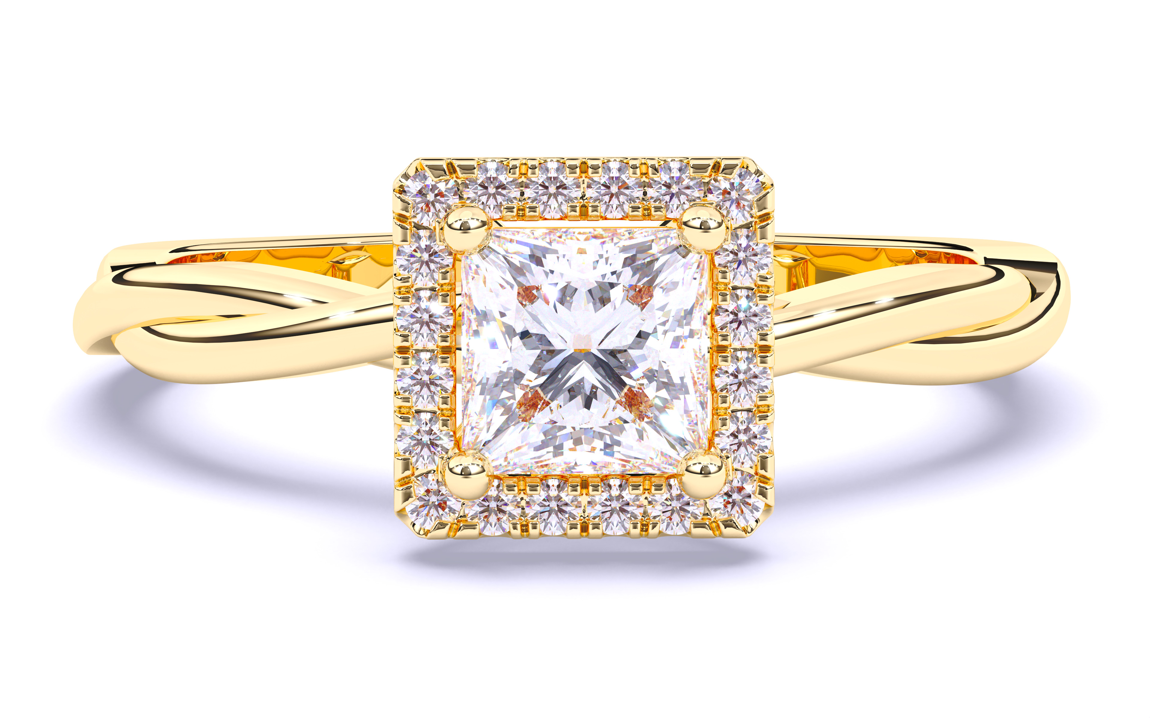 Solitaire Engagement ring 3dm stl renders details  3D print model_16