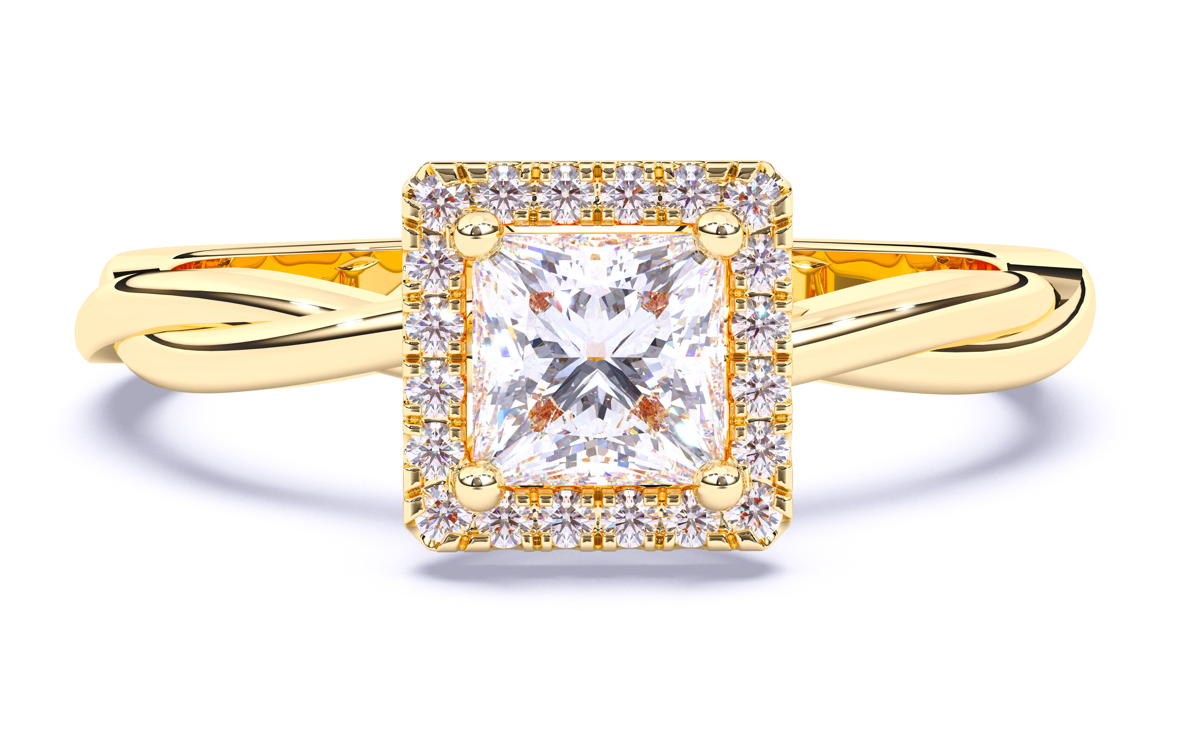 Solitaire Engagement ring 3dm stl renders details  3D print model_17