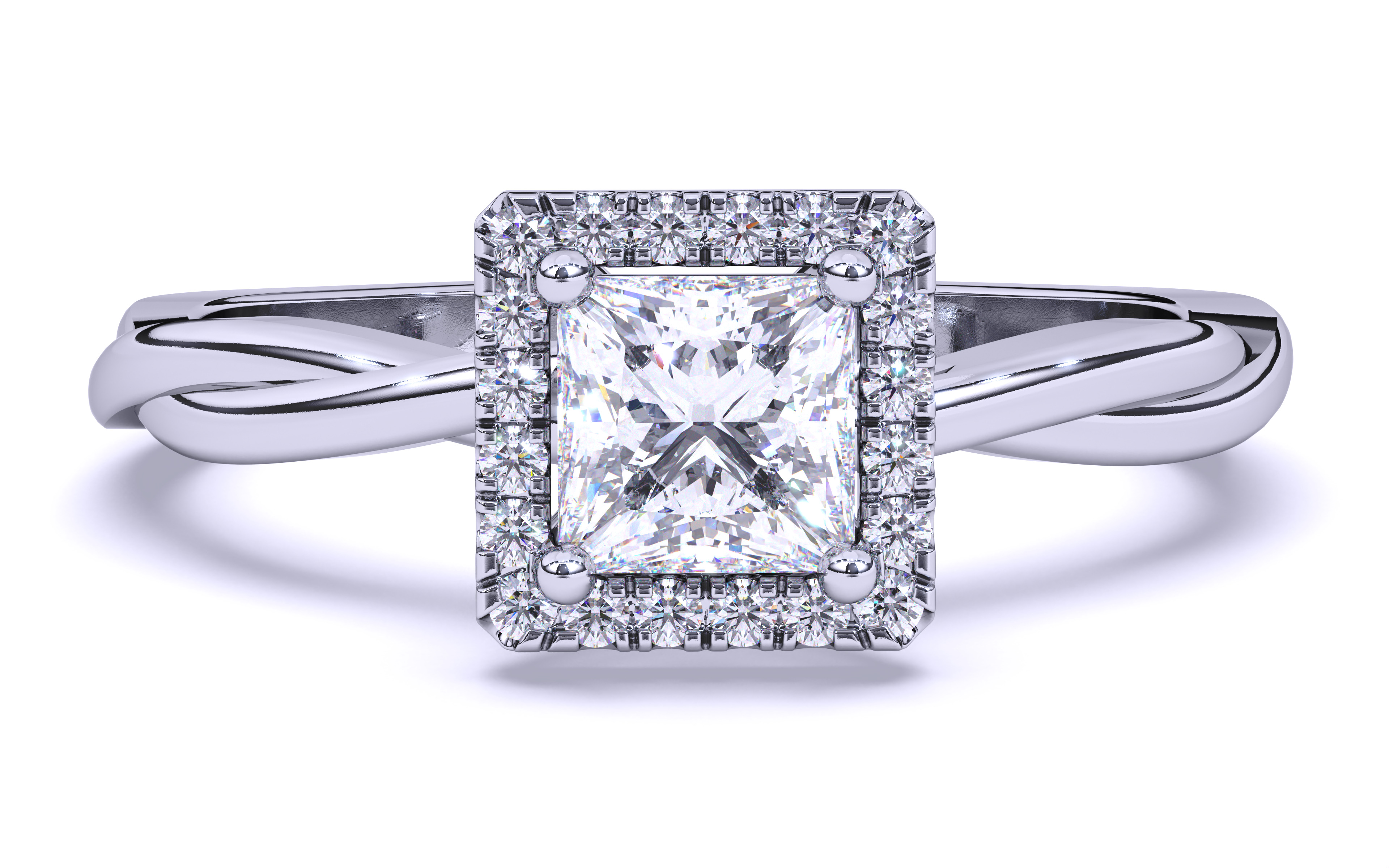 Solitaire Engagement ring 3dm stl renders details  3D print model_15