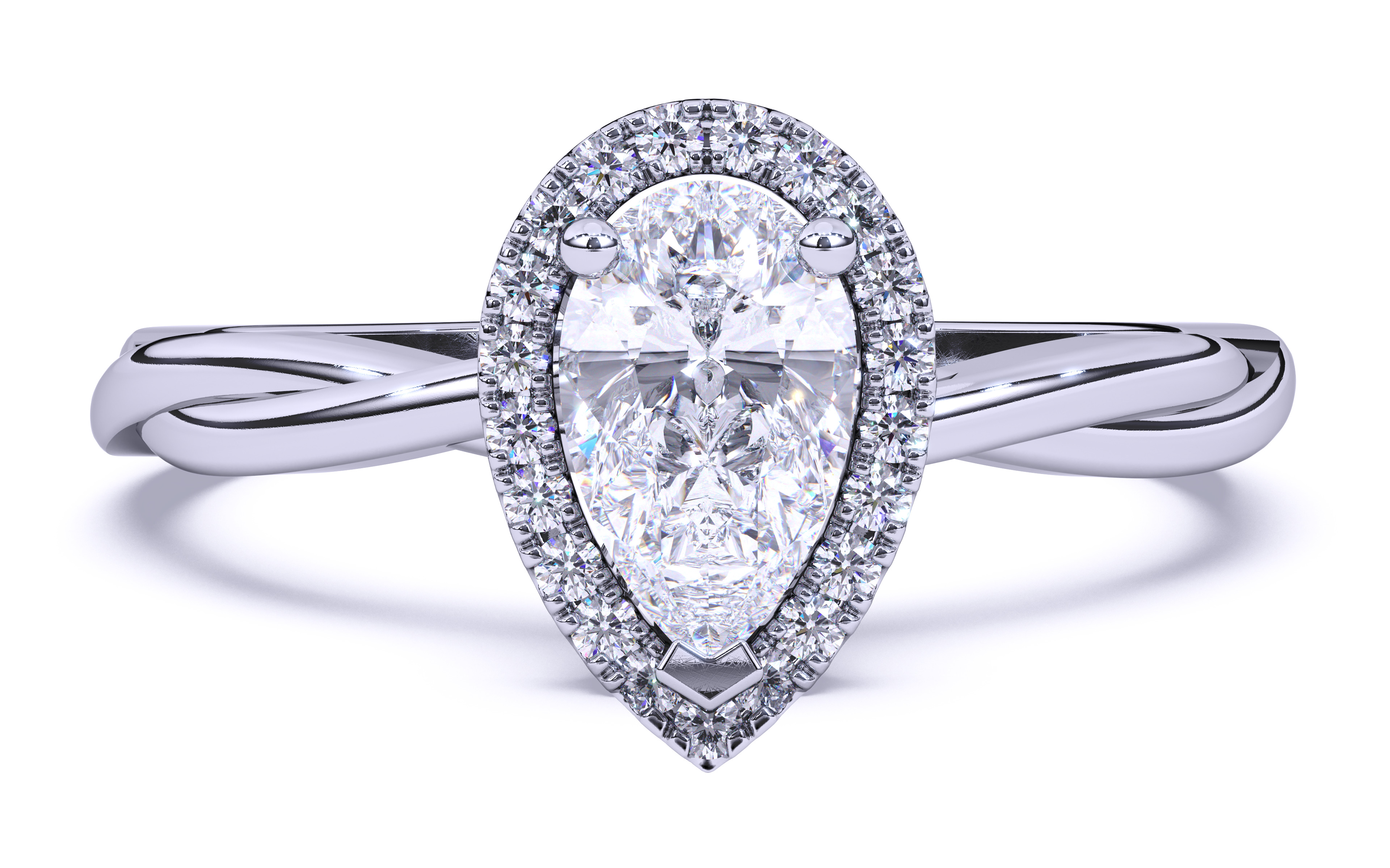 Solitaire Engagement ring 3dm stl renders details 3D print model_1