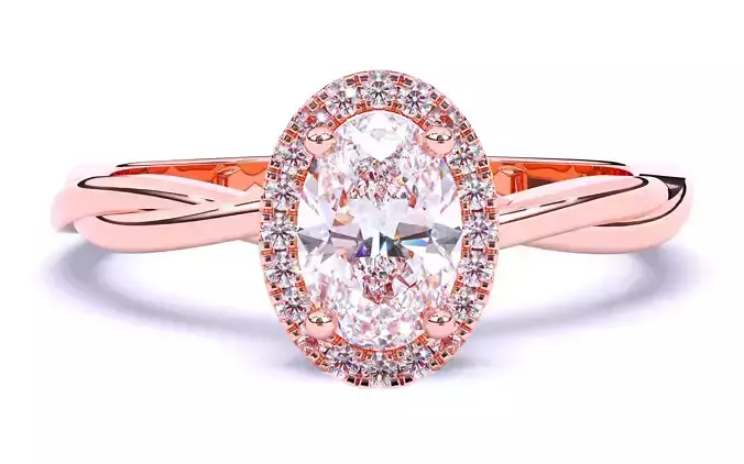 Solitaire Engagement ring 3dm stl renders details 