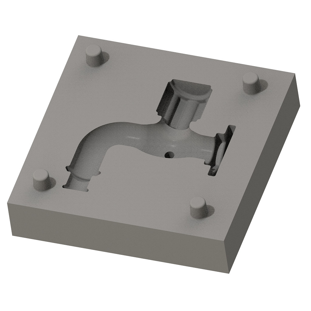Chocolate Mold Faucet 3D print model_1