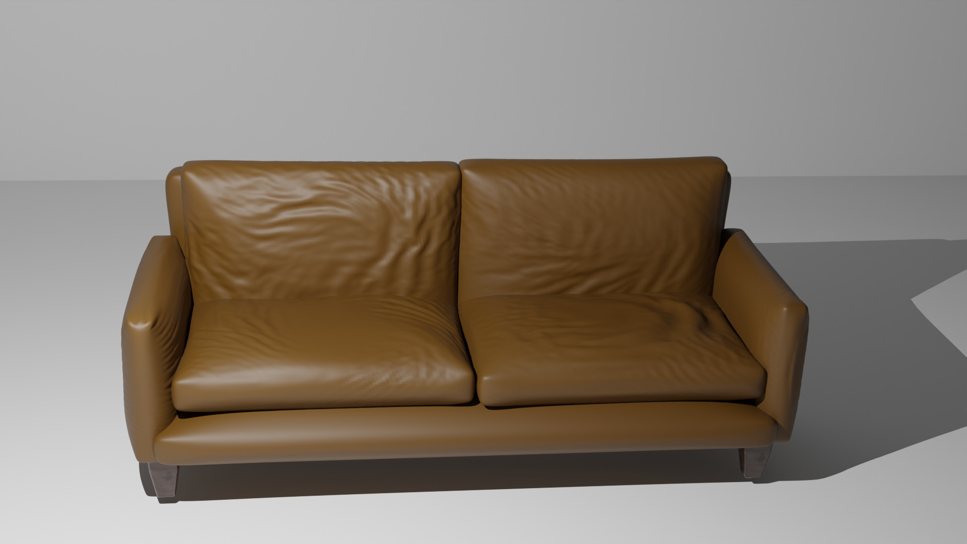 Living Room Sofa for animation and game assets Low-poly 3D model_1