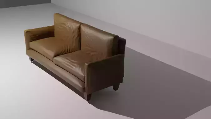 Living Room Sofa for animation and game assets