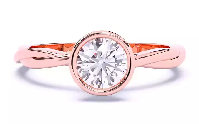 Solitaire Engagement ring 3dm stl renders details 